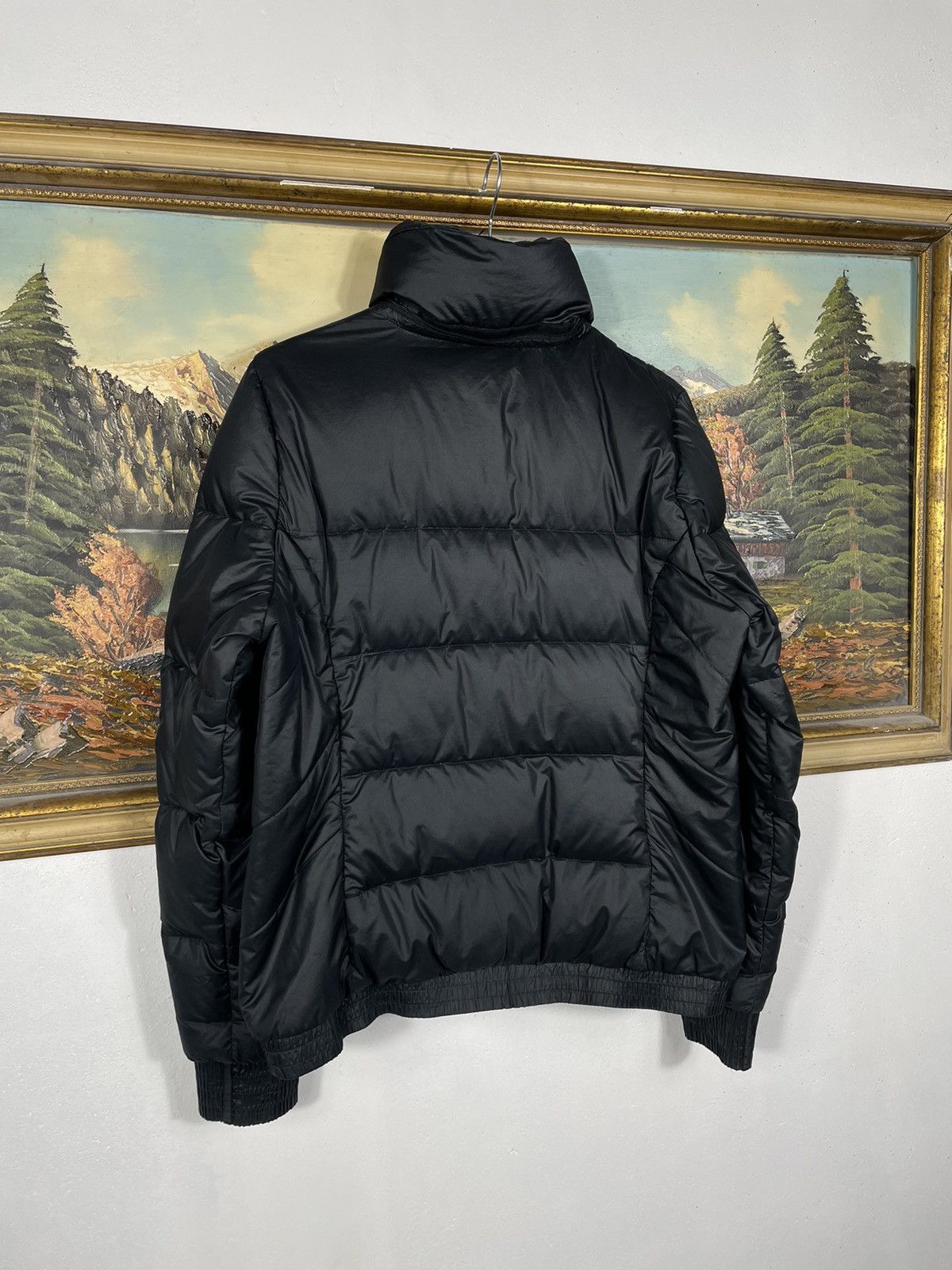 Nike × Vintage Nike Small Swoosh Zip Hoodie Black Y2k 00s Retro Size L / US 10 / IT 46 - 9 Thumbnail