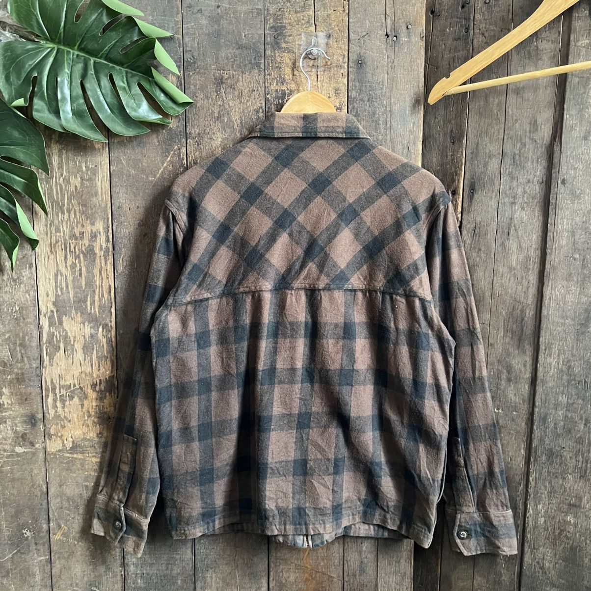 Vintage × Woolrich Woolen Mills Vintage Woolrich Checkered Zipper Jacket Size US M / EU 48-50 / 2 - 2 Thumbnail