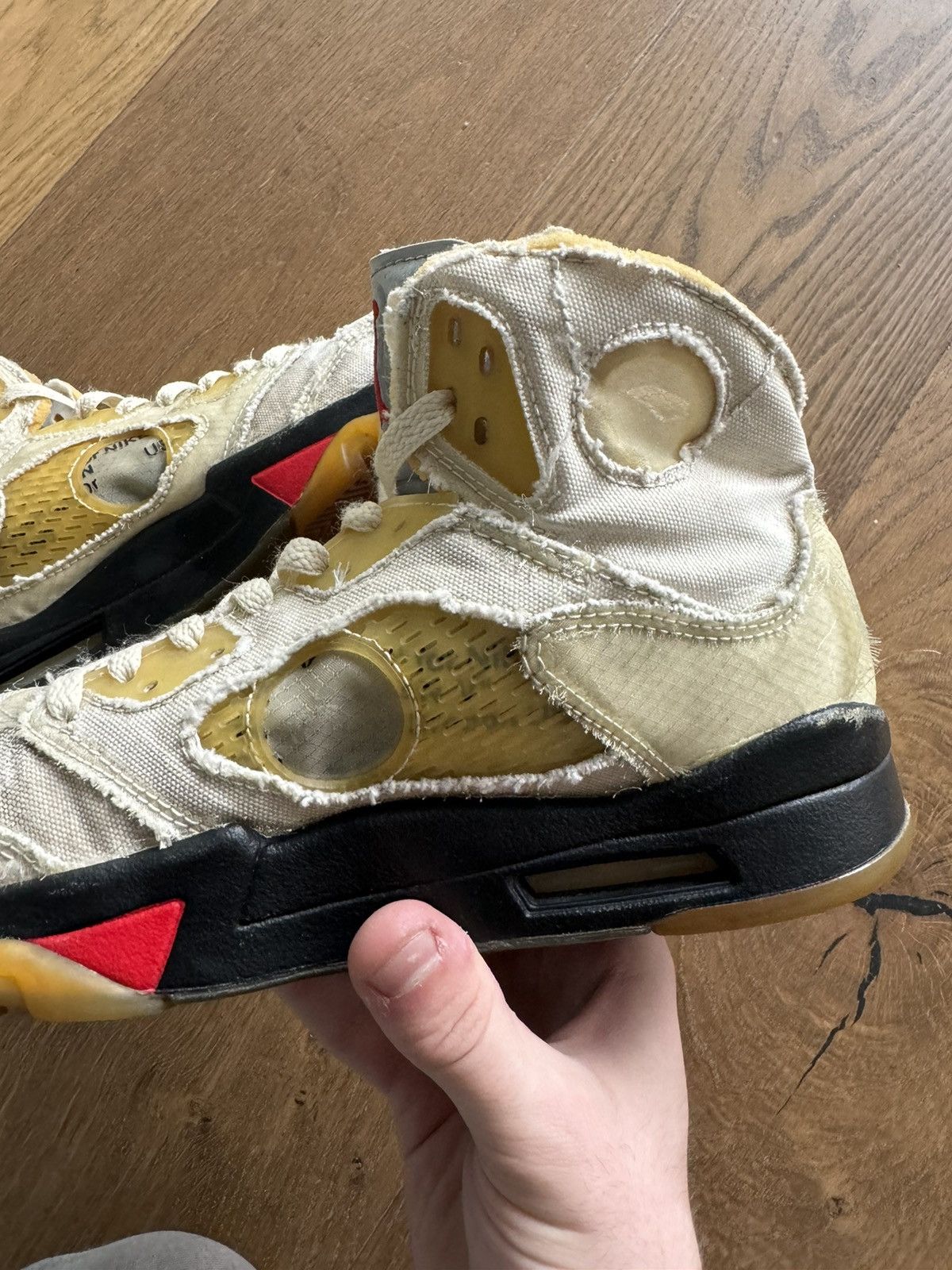 Jordan Brand × Off-White Air Jordan 5 Off White Sail Size US 8 / EU 41 - 12 Thumbnail