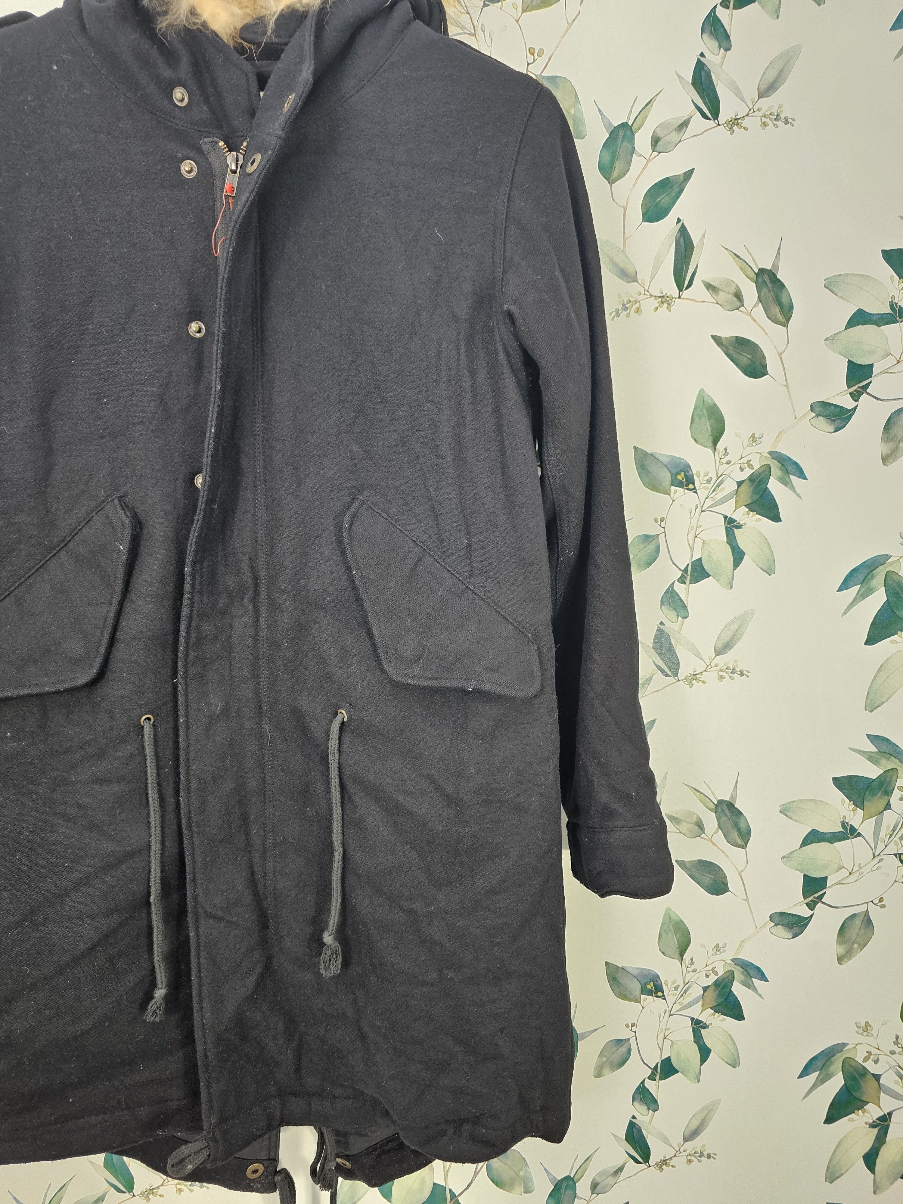 Beams Japan Japanese Brand BEAMS BOY Military Parka Wool Jacket J0115 Size US S / EU 44-46 / 1 - 3 Thumbnail