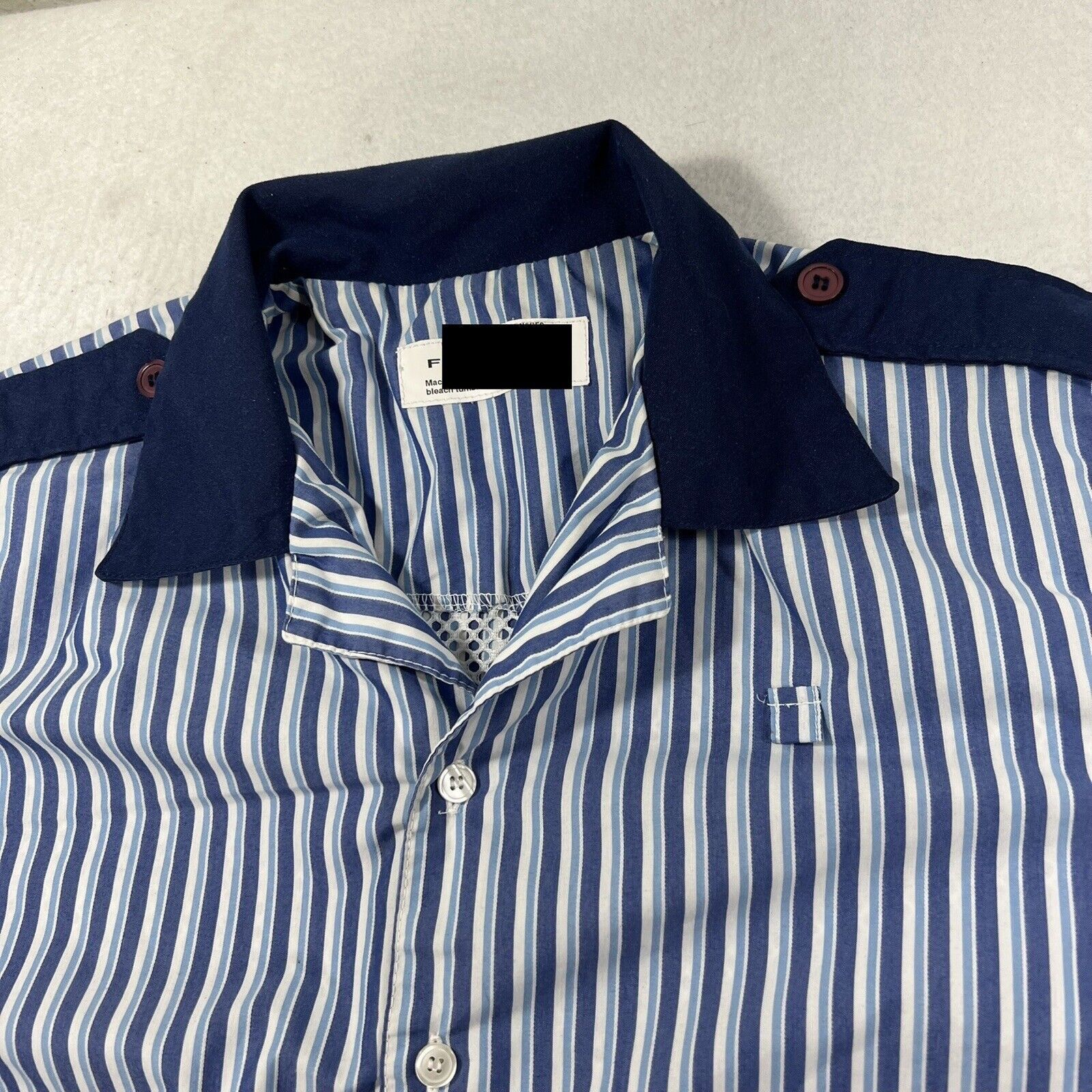 Disney Disney Parks Large Cast Member Striped Button Front Shirt Size US L / EU 52-54 / 3 - 2 Thumbnail