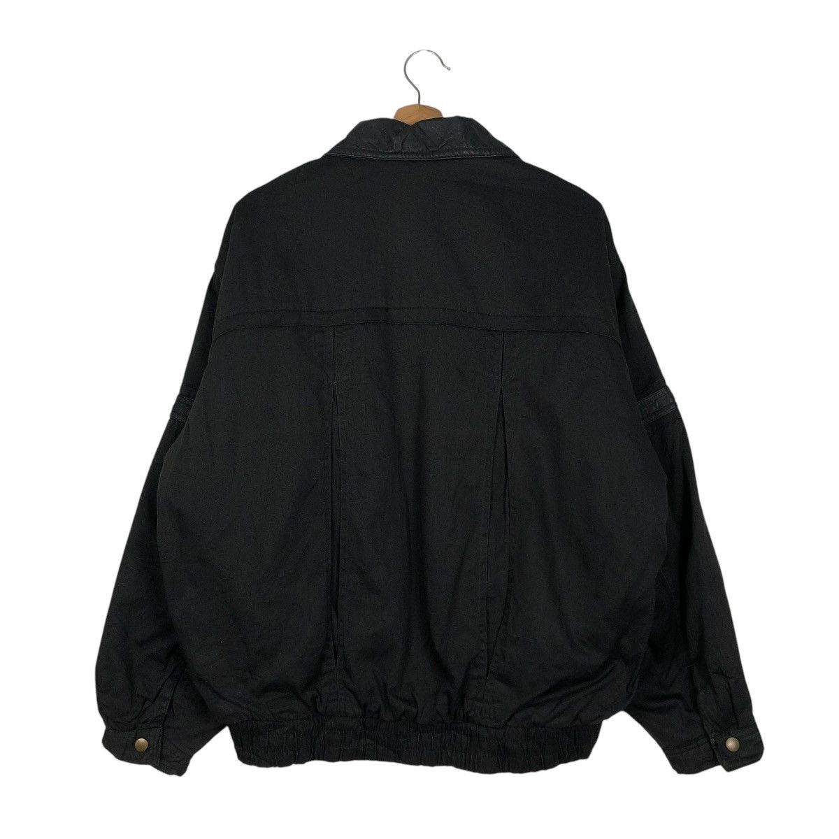 Japanese Brand 🔥ICONIC BLACK VINTAGE BOMBER JACKET PARACHUTE MONTE VISO Size US M / EU 48-50 / 2 - 10 Thumbnail