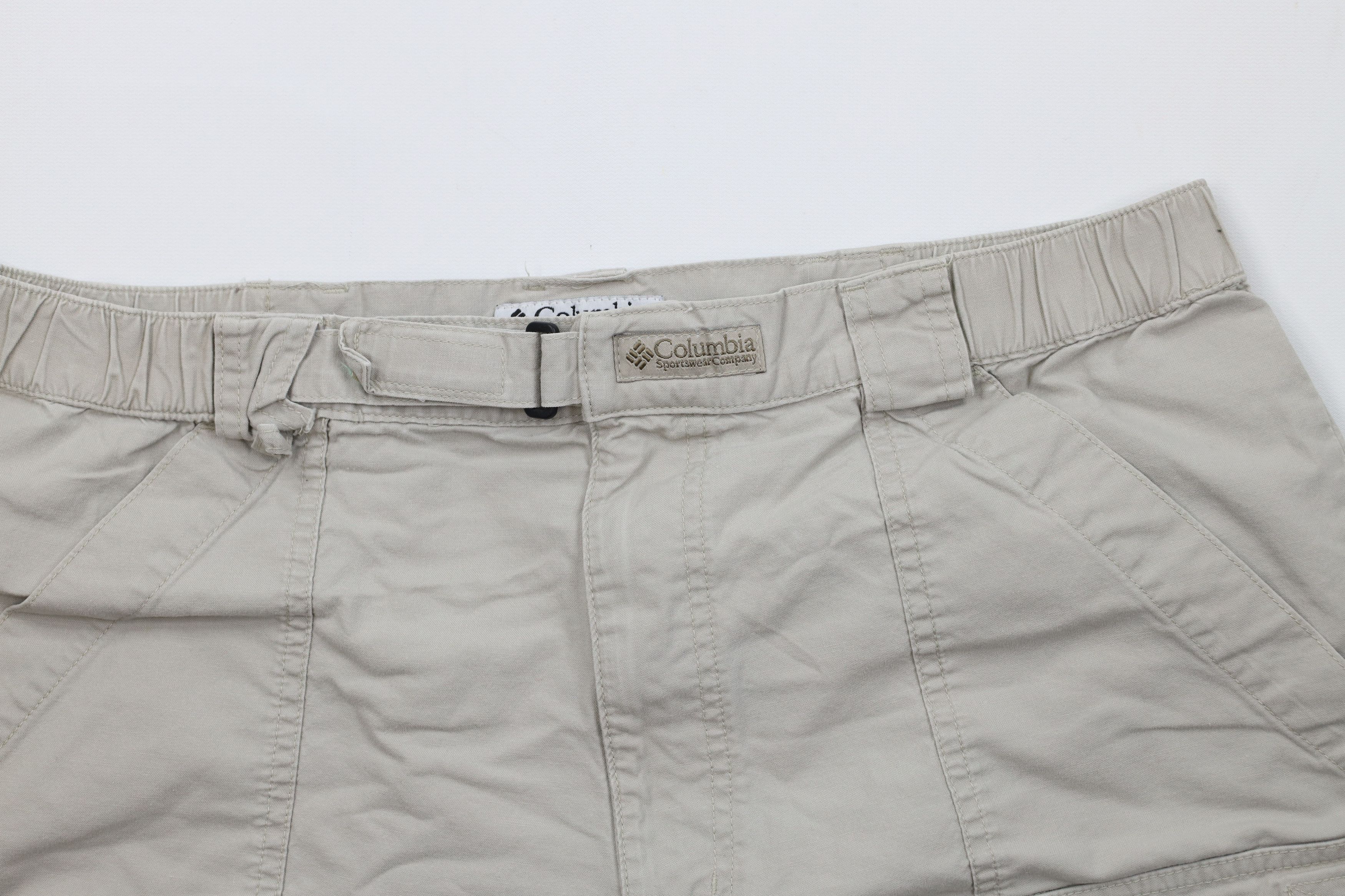 Columbia Vintage Columbia PFG Mesh Canvas Cargo Shorts Beige Cotton Size US 34 / EU 50 - 2 Thumbnail