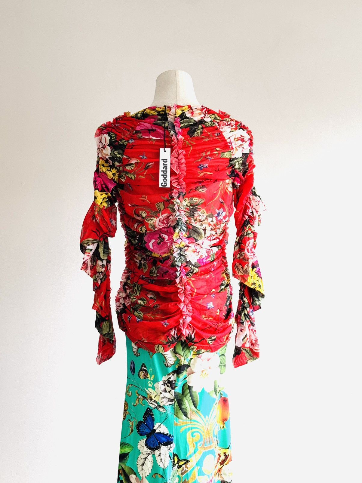 Molly Goddard Molly Goddard floral mesh Yumi blouse sz 8 New NWT Size M / US 6-8 / IT 42-44 - 2 Thumbnail
