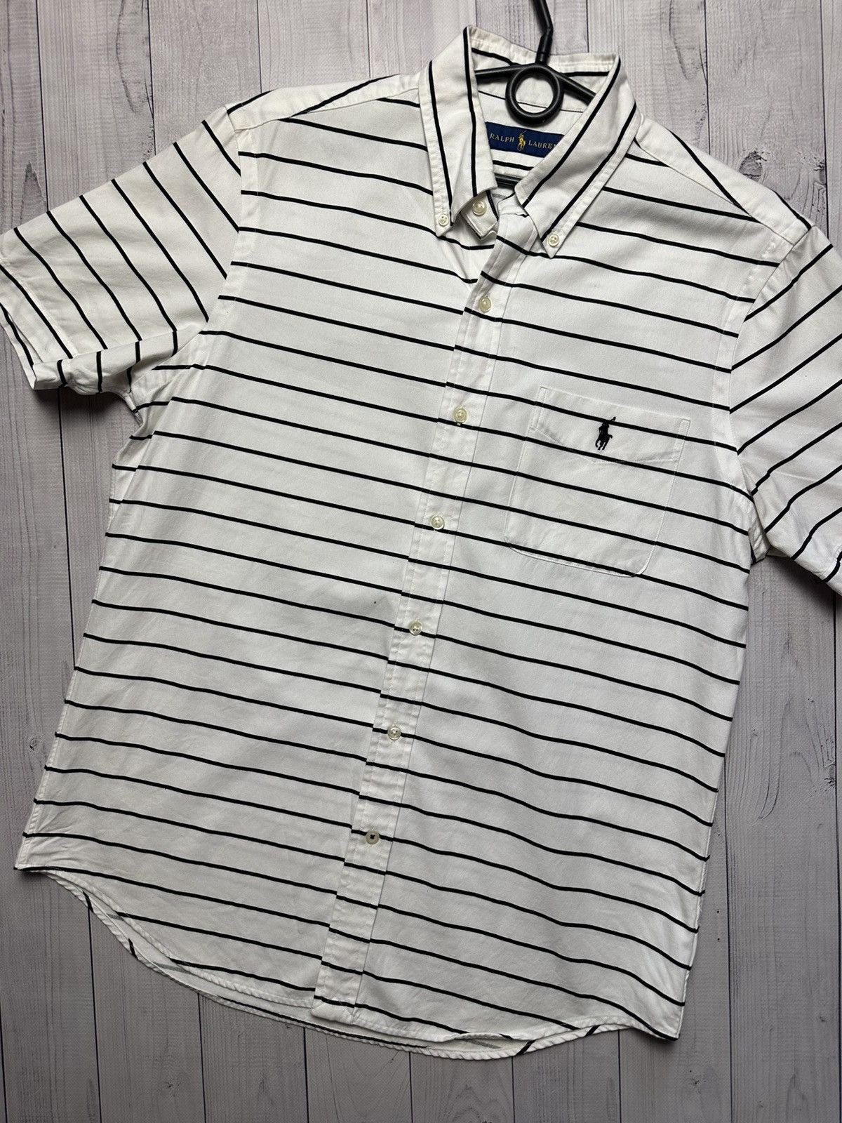 Polo Ralph Lauren × Vintage Vintage polo Ralph Lauren shirt size M rare striped Size US M / EU 48-50 / 2 - 2 Thumbnail