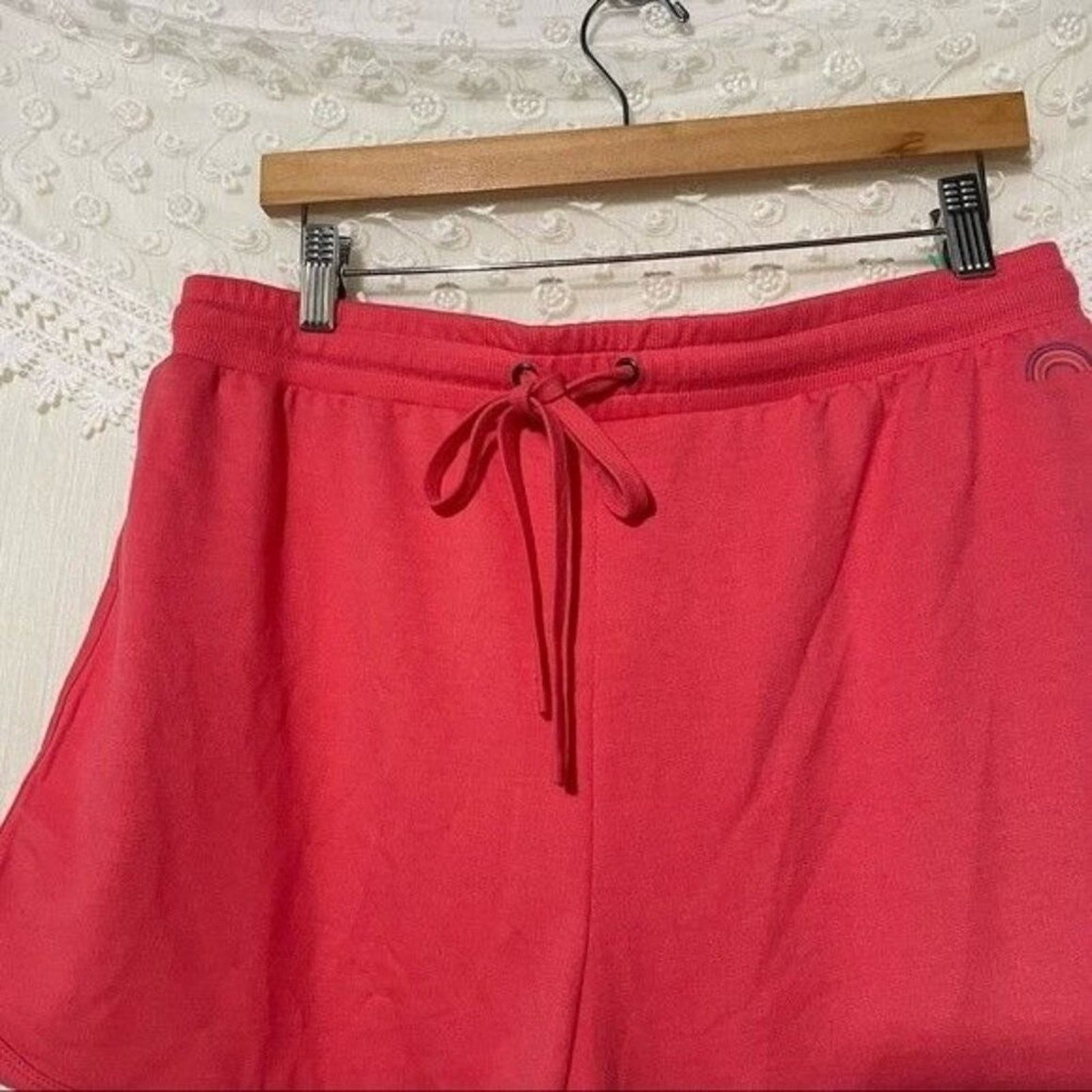 Unkut Jane & Delancey Shorts Elastic Tie Waist Rainbow NWT Large Size 32" / US 10 / IT 46 - 3 Thumbnail