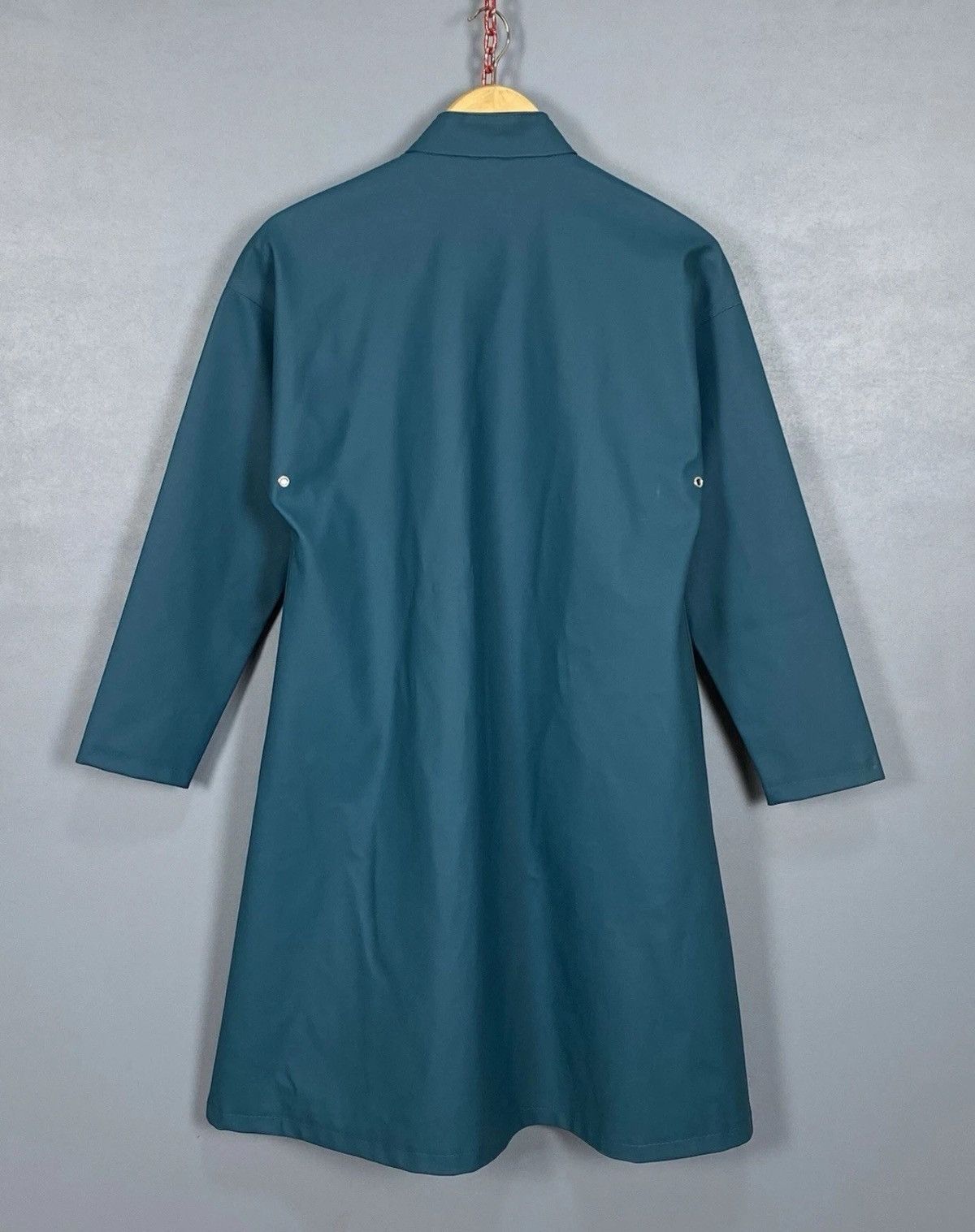 Stutterheim Stutterheim Stockholm Waterproof Rain Rubber Coat Jacket Too Size XXS / US 00 / IT 34 - 11 Thumbnail