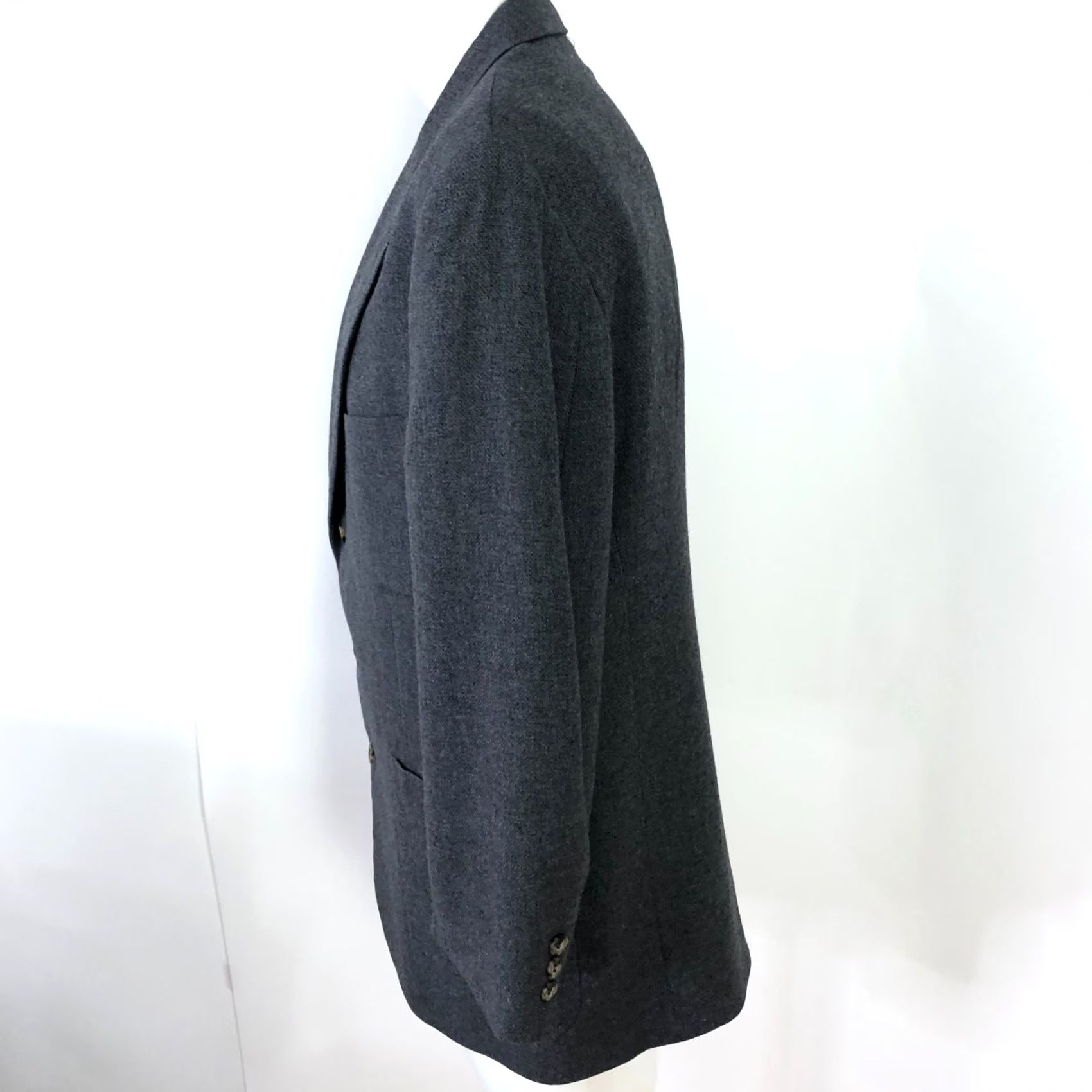 Brooks Brothers Brooks Brothers Blazer Sport Coat Jacket Gray 100% Wool Regular Fit Three-Button Notch Lapel Vintage VTG 41 Men Size 42R - 2 Thumbnail