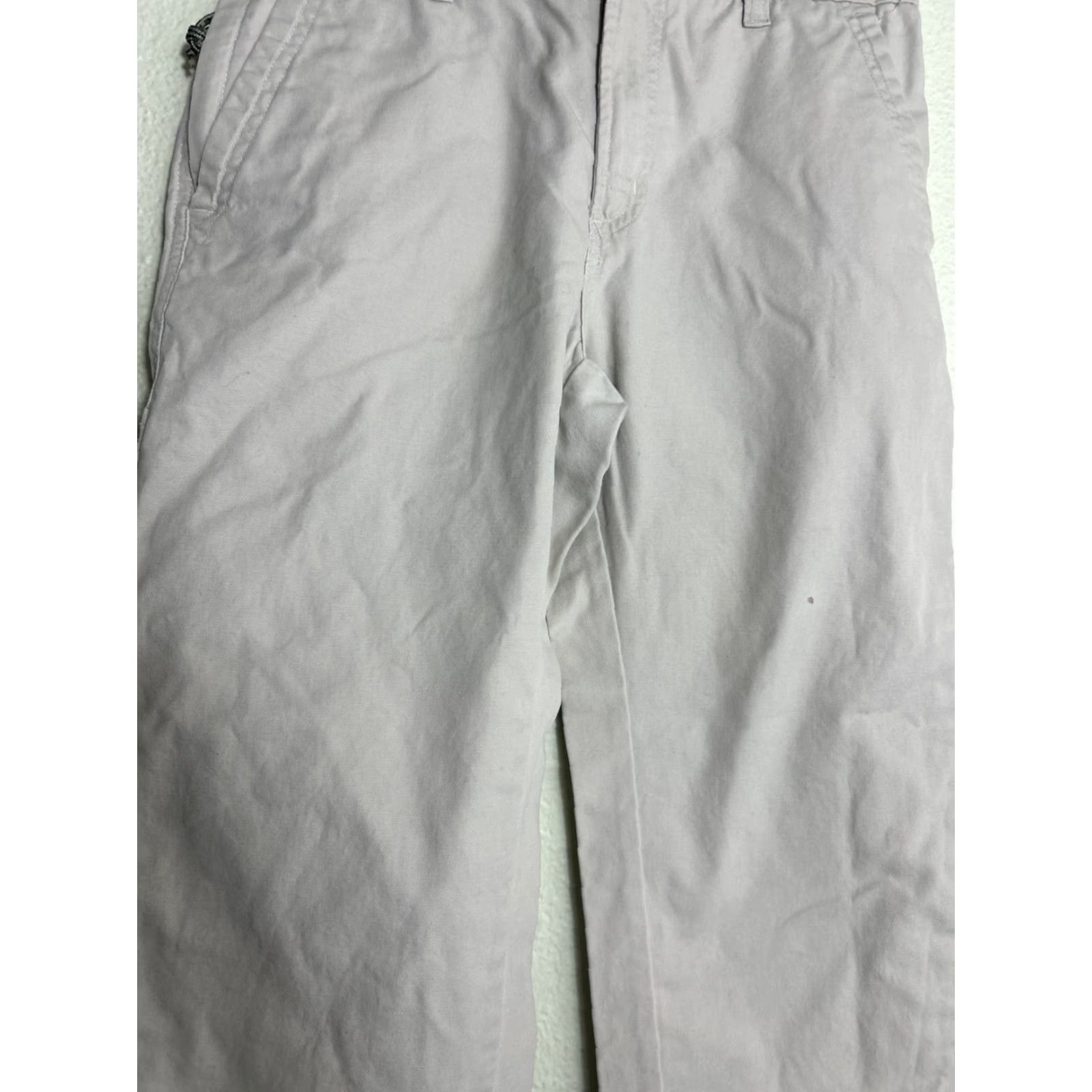 Vintage Columbia ROC Pants AL8179 Womens Size 6 Cargo Straight Leg Stone Cotton Hiking Pockets Belted Cream Modern Outdoor Mens Womens gauge Size 28" / US 6 / IT 42 - 3 Thumbnail