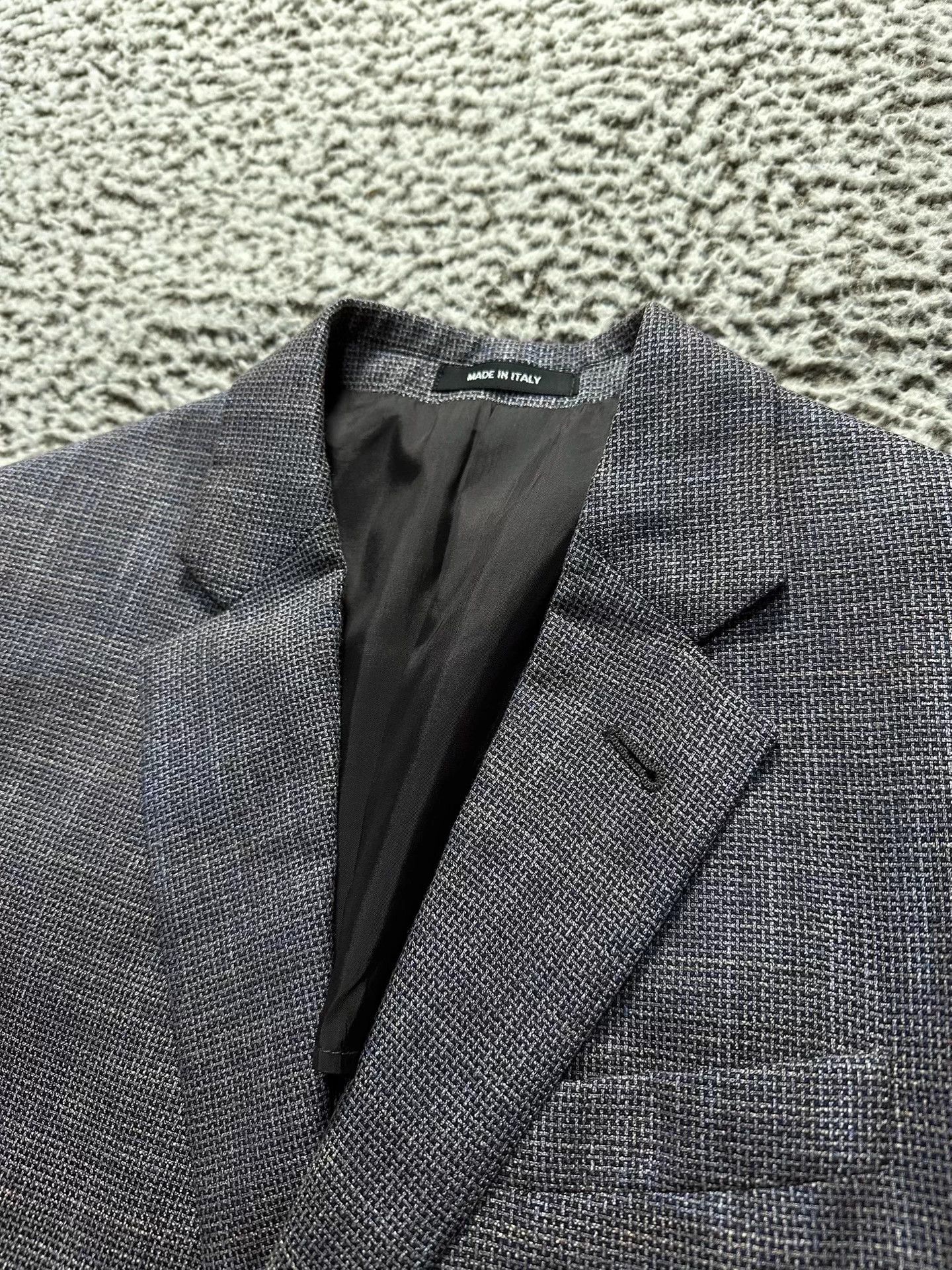 Giorgio Armani Armani Tonal Shifting Wool Blend Casual Blazer 48 Size 48S - 4 Thumbnail