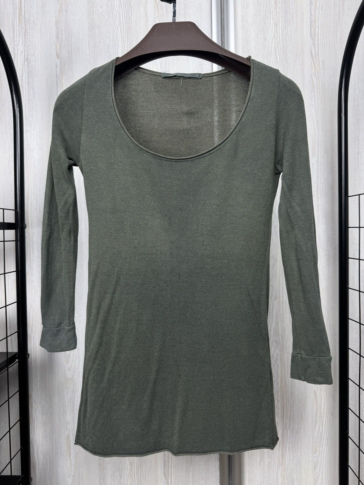 Transit Transit Par-Such round neck cotton viscose stretch ls tee Size XS / US 0-2 / IT 36-38 - 2 Thumbnail