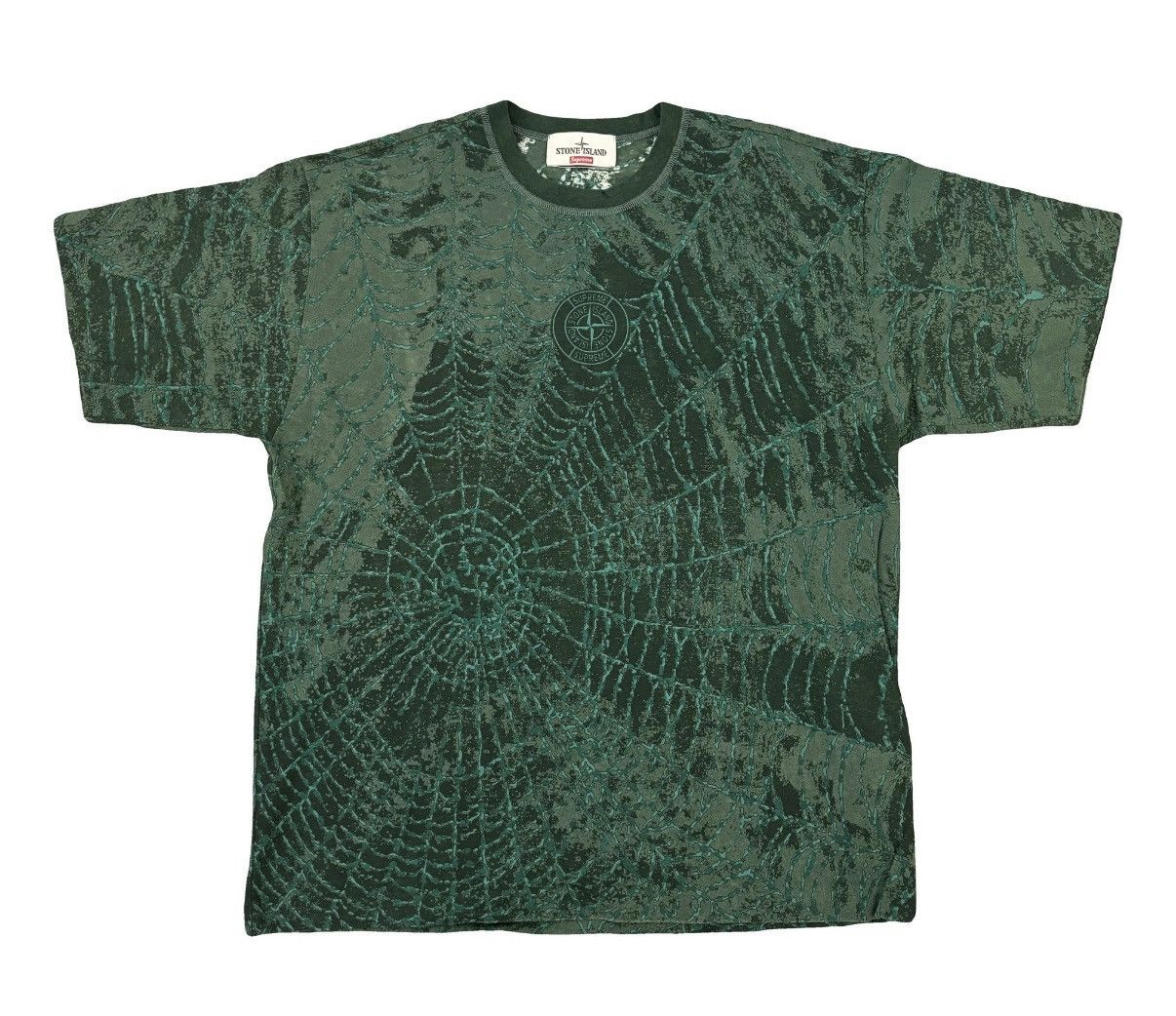 Stone Island Stone Island x Supreme FW23 Dark Green T Shirt Mens 