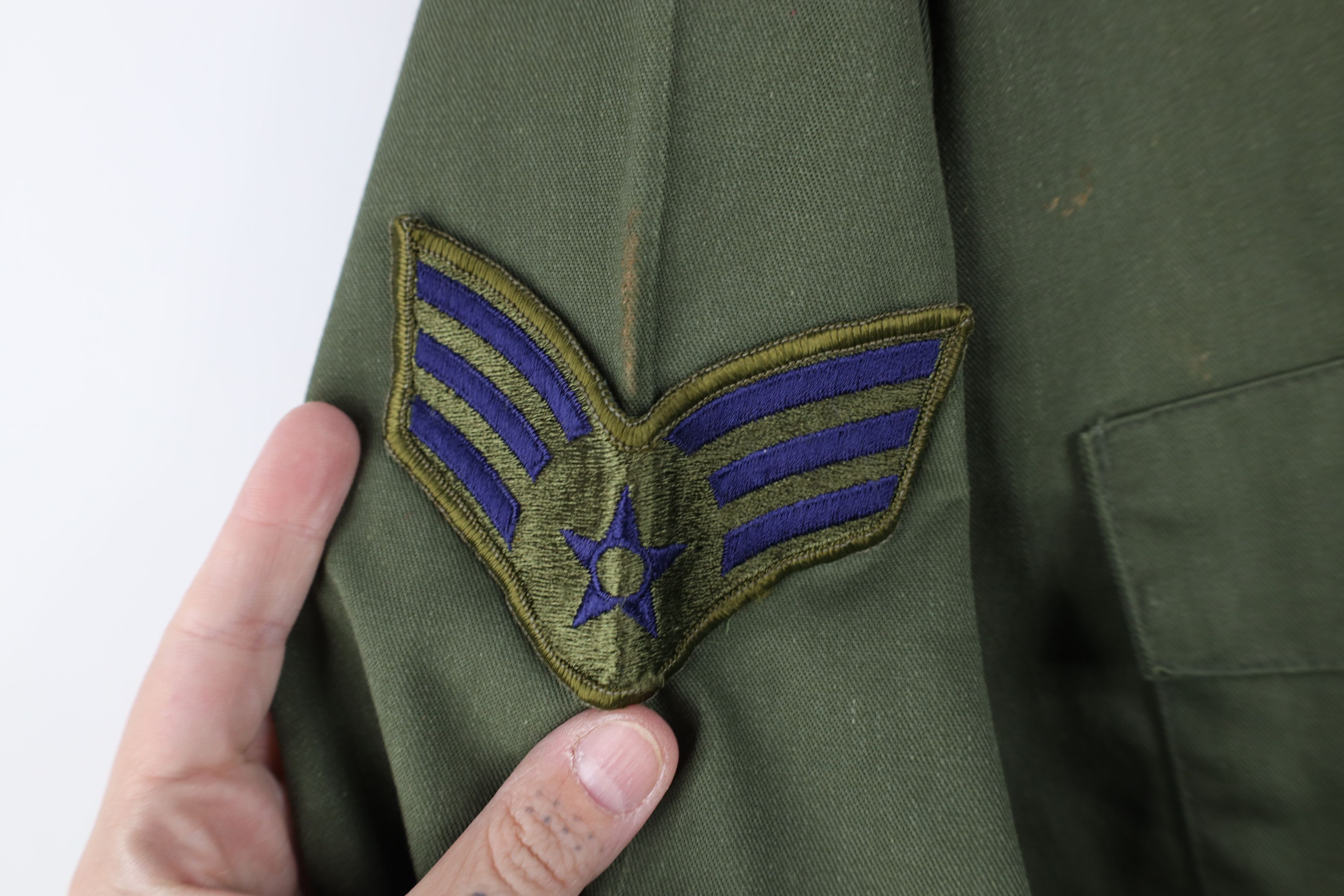 Vintage Vintage 80s US Air Force Military Field Button Shirt USA Size US M / EU 48-50 / 2 - 6 Thumbnail