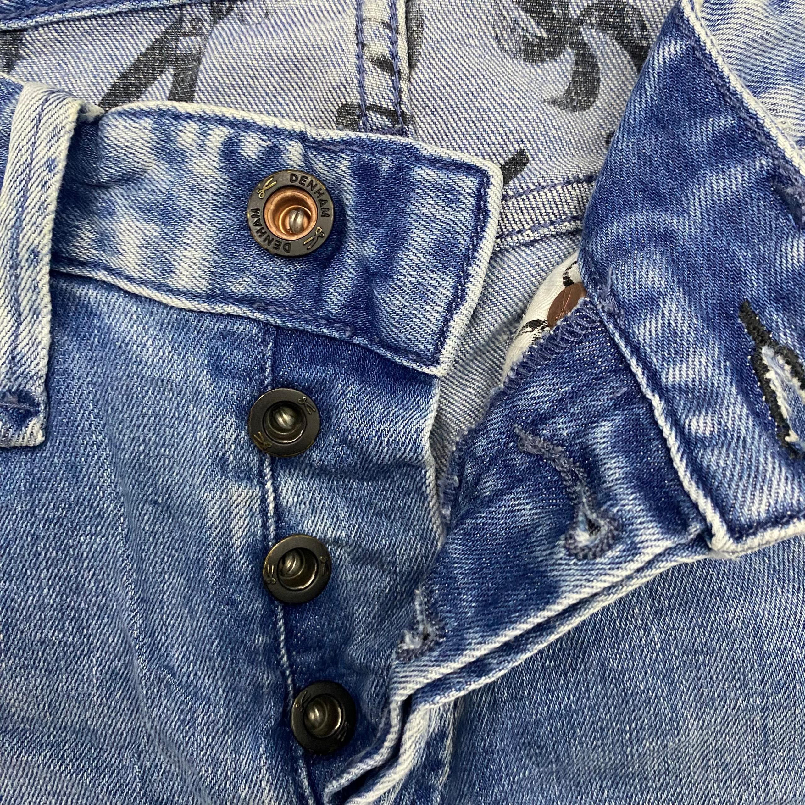 DENHAM 💥Best Offer💥Denham Slim Fit Distressed Denim Size US 31 - 11 Thumbnail