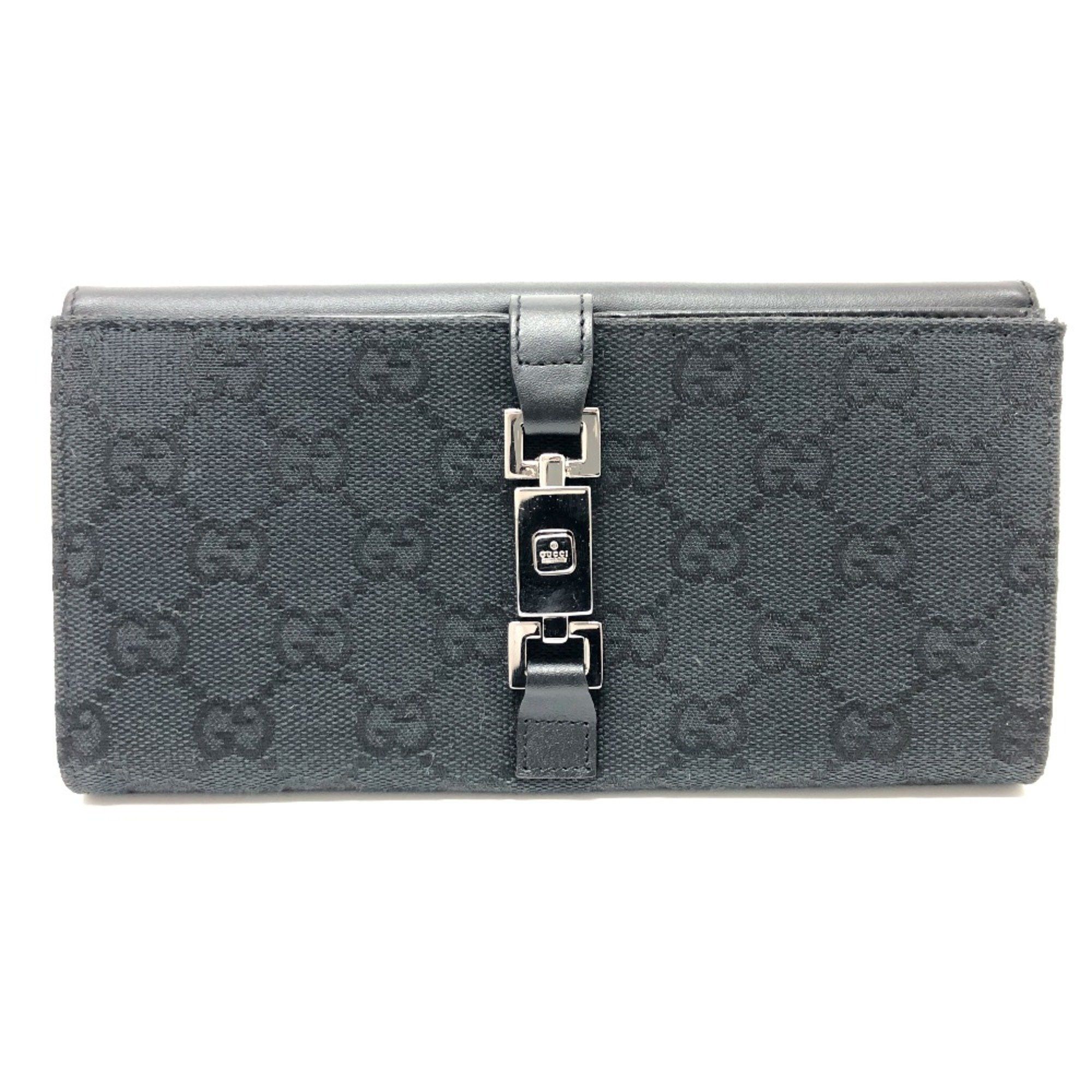 Gucci Gucci 035.2184 GG Long Wallet Folded wallet Black SilverHardware Size ONE SIZE - 1 Thumbnail