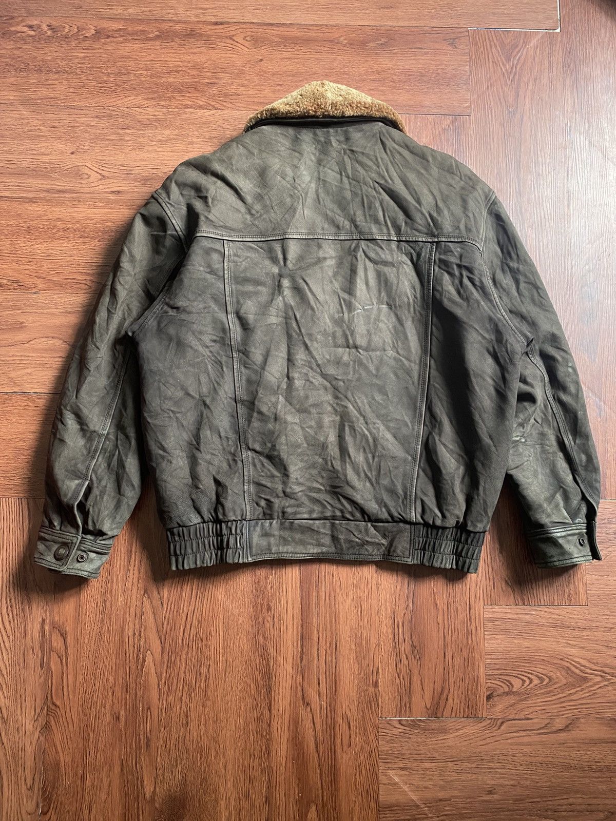 Yves Saint Laurent Vintage YSL Sheep Leather Jacket Size US L / EU 52-54 / 3 - 2 Thumbnail