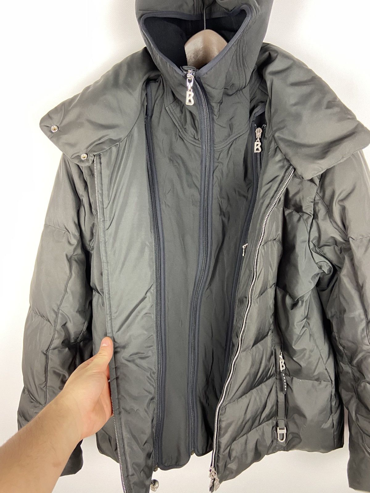 Bogner Bogner by Goann Thylmann Goose Down Ski Womens Jacket Hooded Size M / US 6-8 / IT 42-44 - 12 Thumbnail