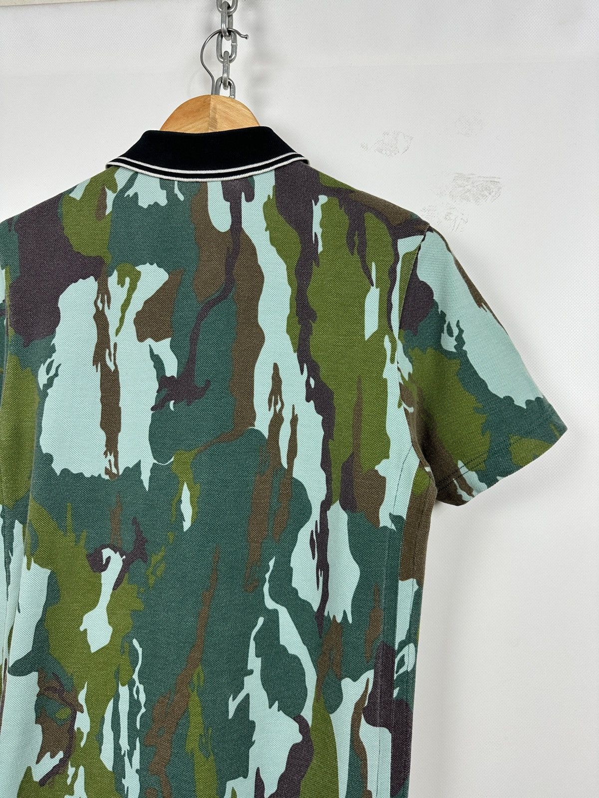 Stone Island Vintage Stone Island Camouflage Polo T-Shirt Size US S / EU 44-46 / 1 - 11 Thumbnail