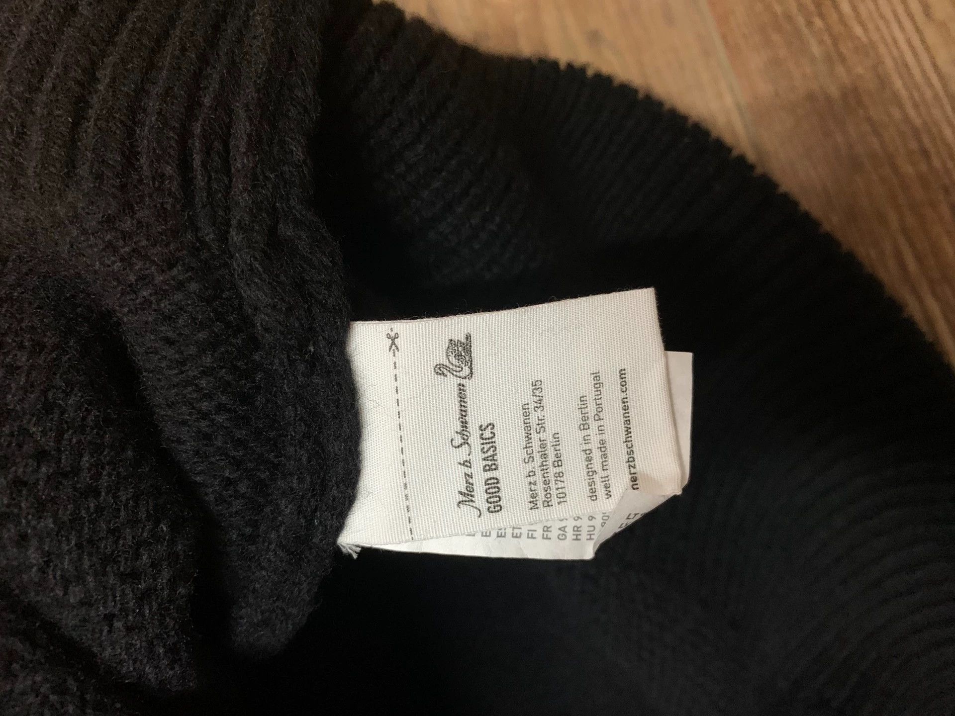 Merz B. Schwanen merz b.schwanen new Merino Cashmere Turtleneck Black XXL Size US XXL / EU 58 / 5 - 7 Thumbnail