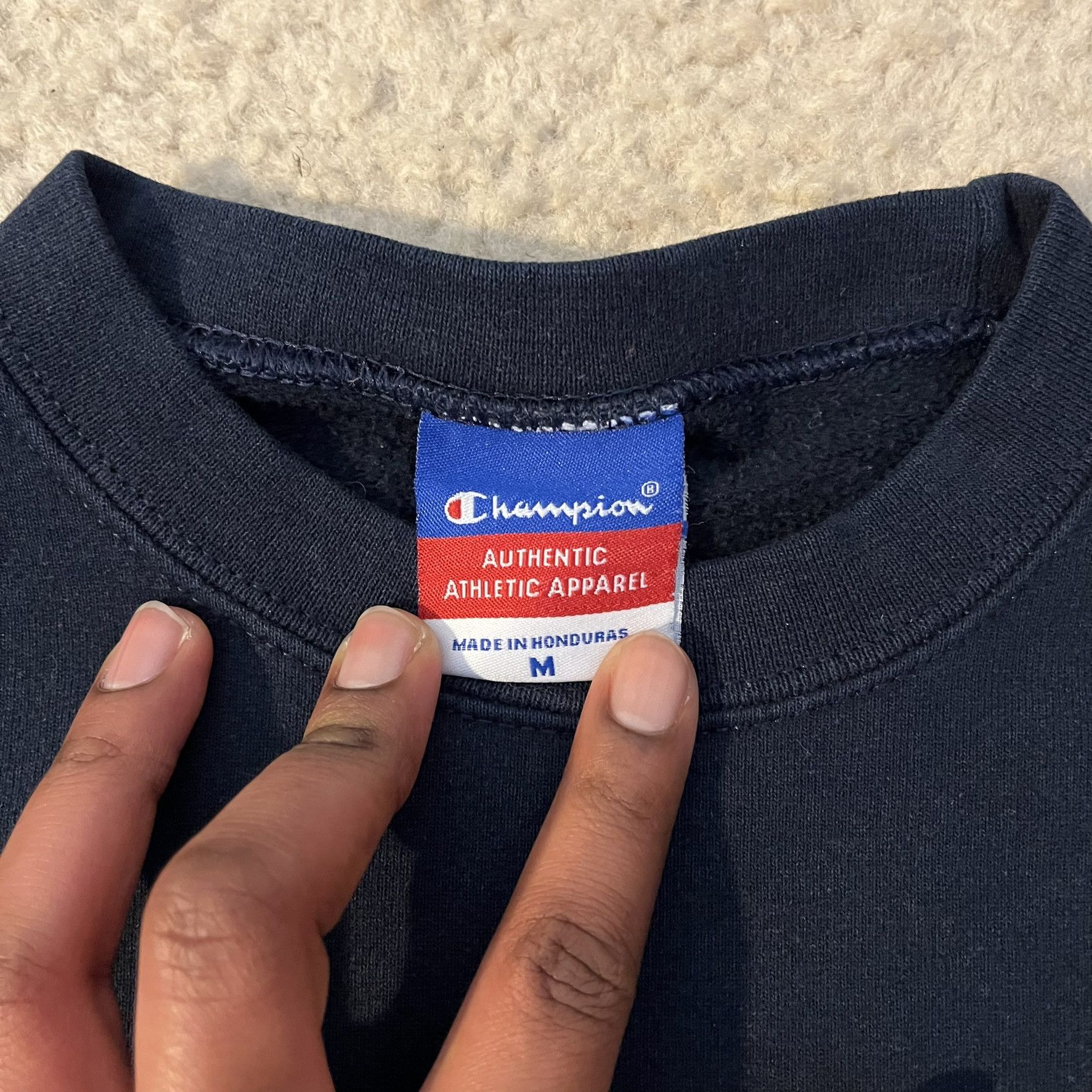Champion × Vintage VTG 00s 2000s Saint Thomas Aquinas Crewneck Sweatshirt Size US M / EU 48-50 / 2 - 7 Thumbnail