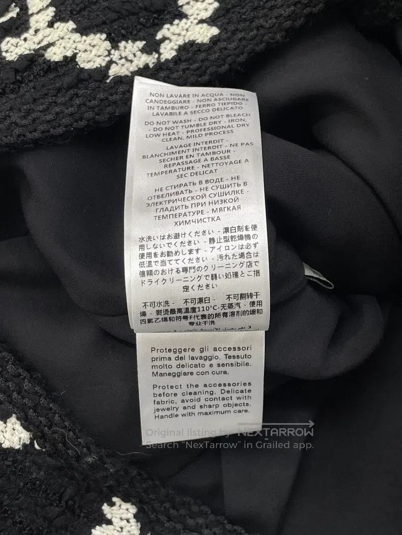Gucci Gucci Black and white full logo full double G tweed coat Size XS / US 0-2 / IT 36-38 - 7 Thumbnail