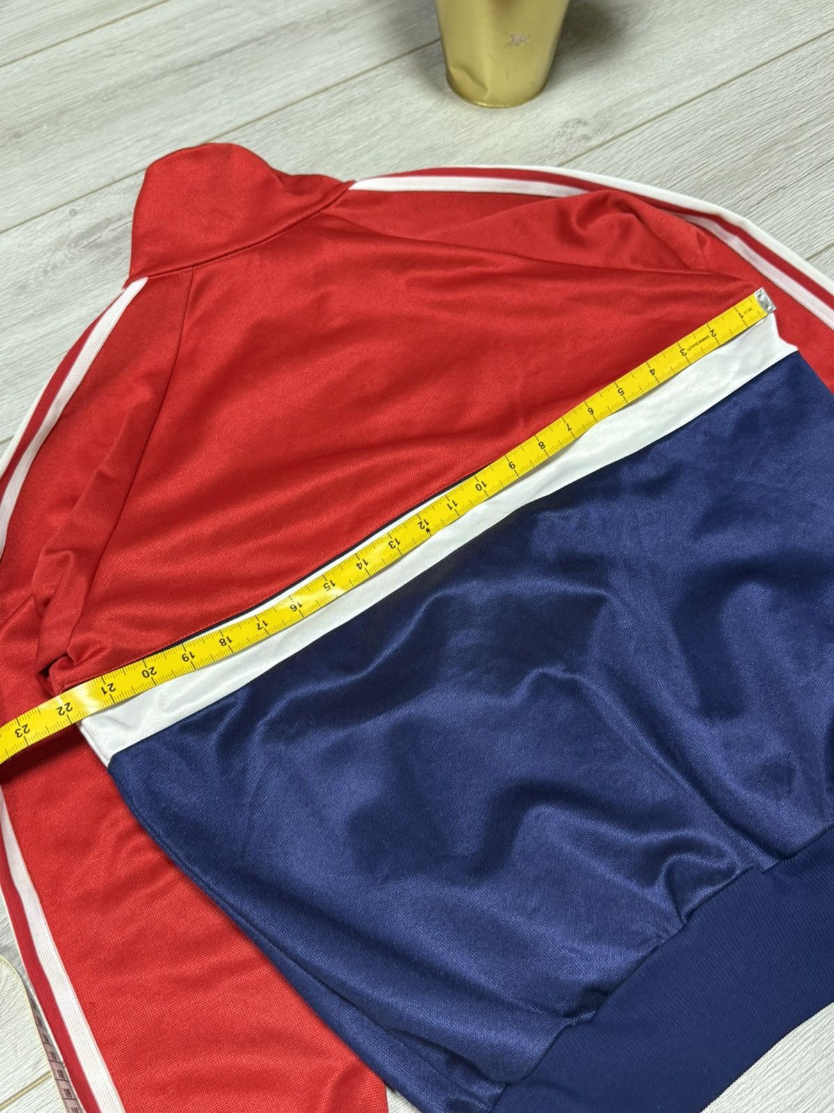 Adidas Adidas West Germany blue red zip track jacket vintage Size US M / EU 48-50 / 2 - 10 Thumbnail
