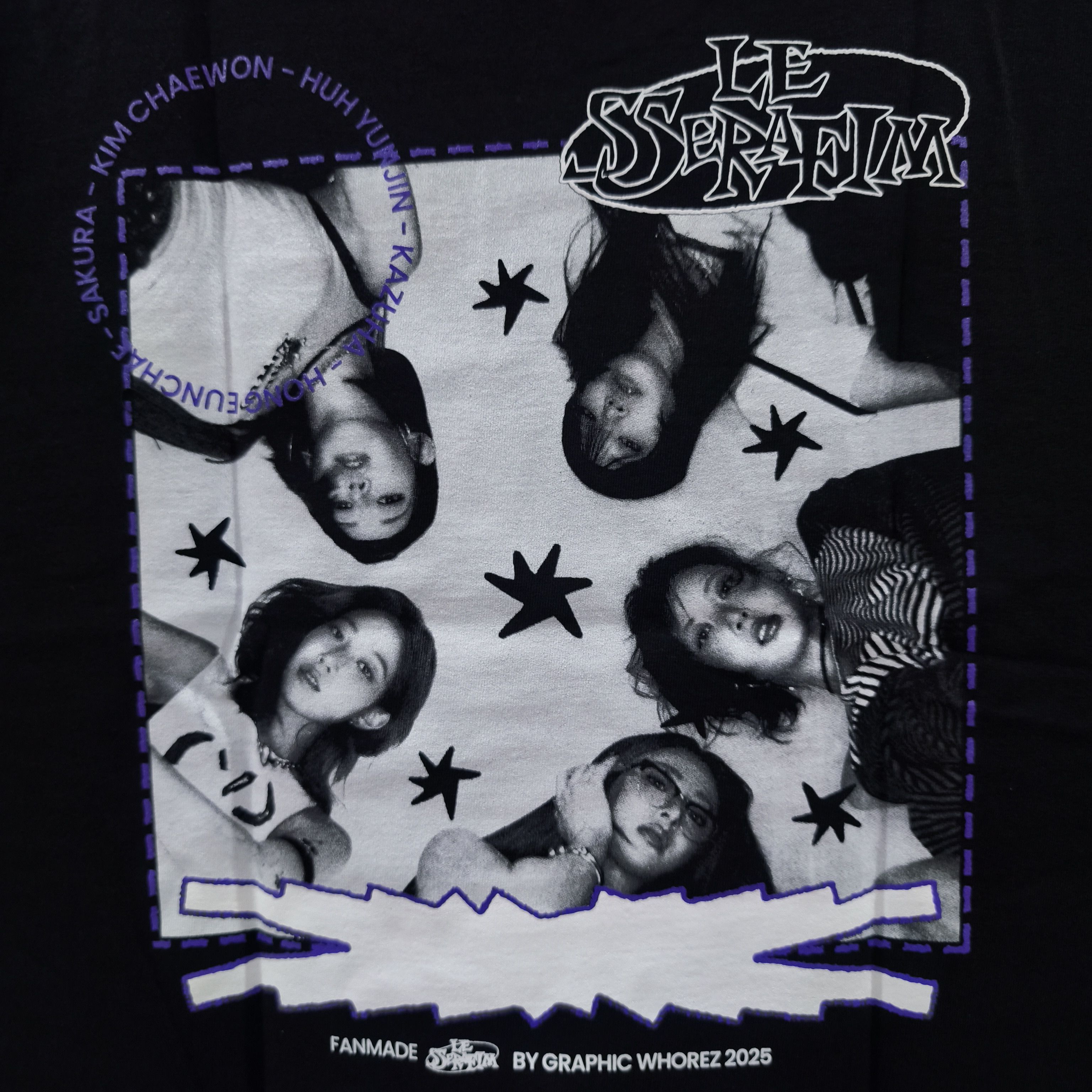 Rap Tees Le Sserafim Pressure V2 T-shirt Size US XL / EU 56 / 4 - 6 Thumbnail