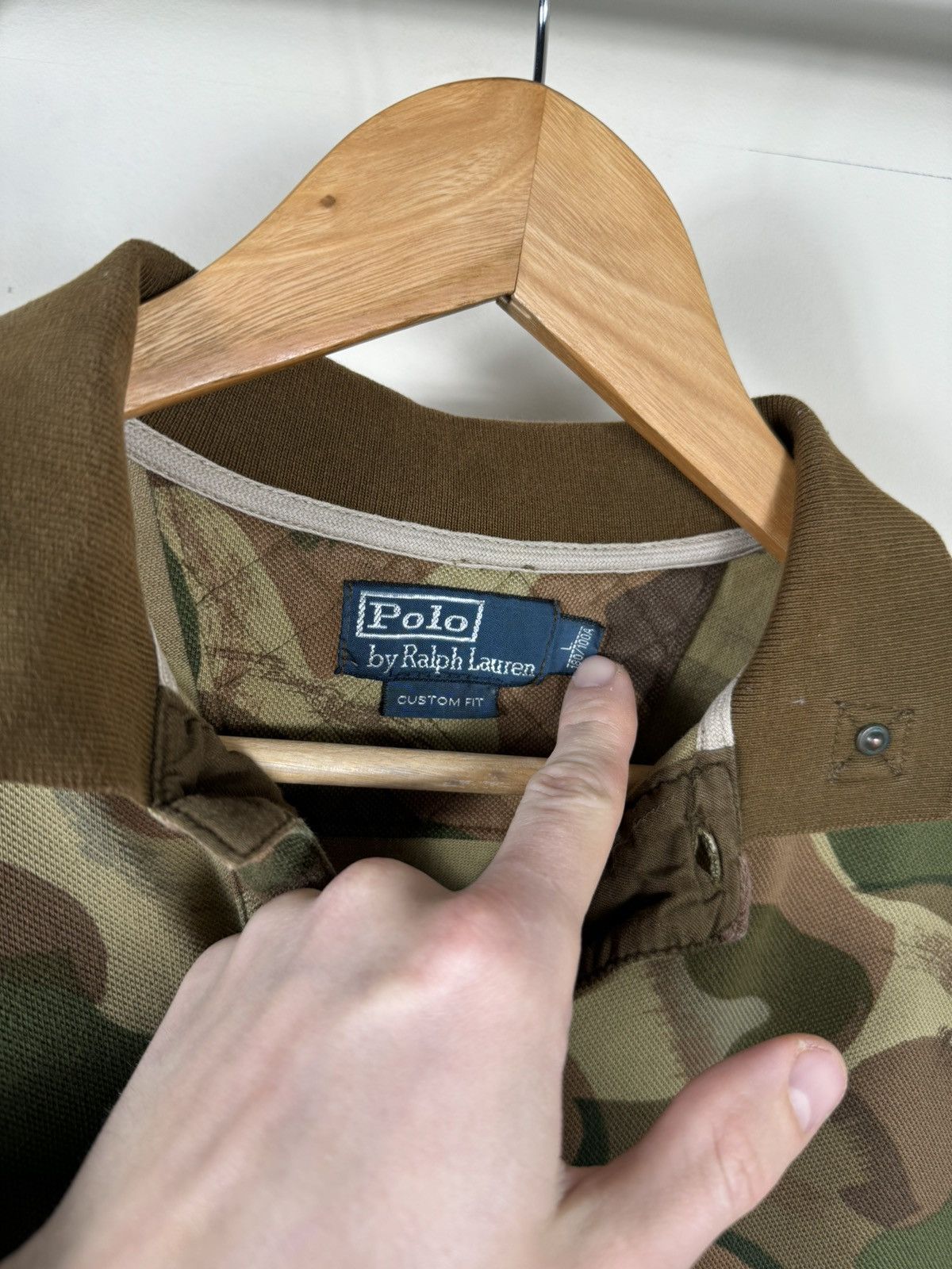 Polo Ralph Lauren × Ralph Lauren Ralph Lauren USA Army Military Vintage Polo T Shirt Size US L / EU 52-54 / 3 - 5 Thumbnail