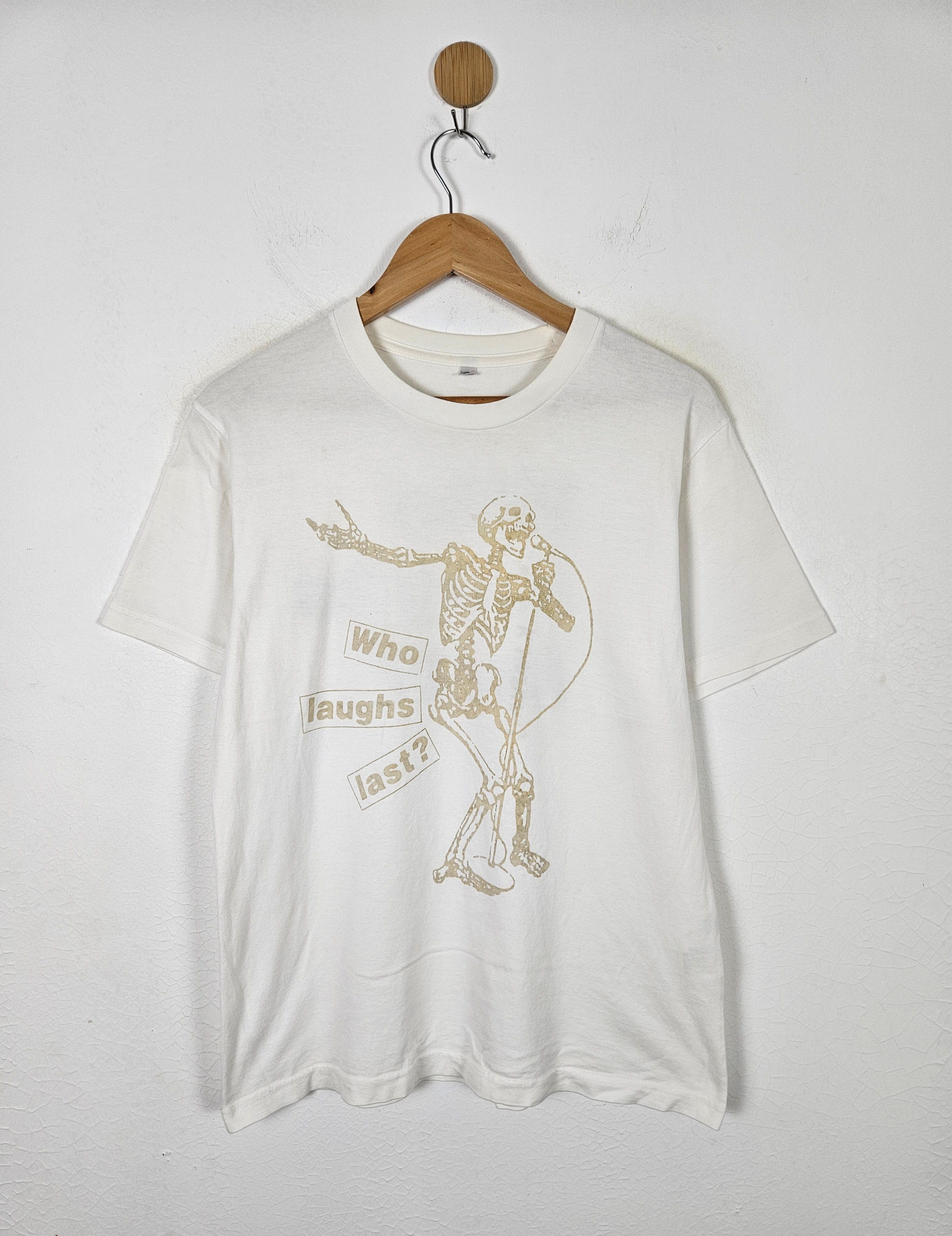 Barbara Kruger Who Laugh Last shirt