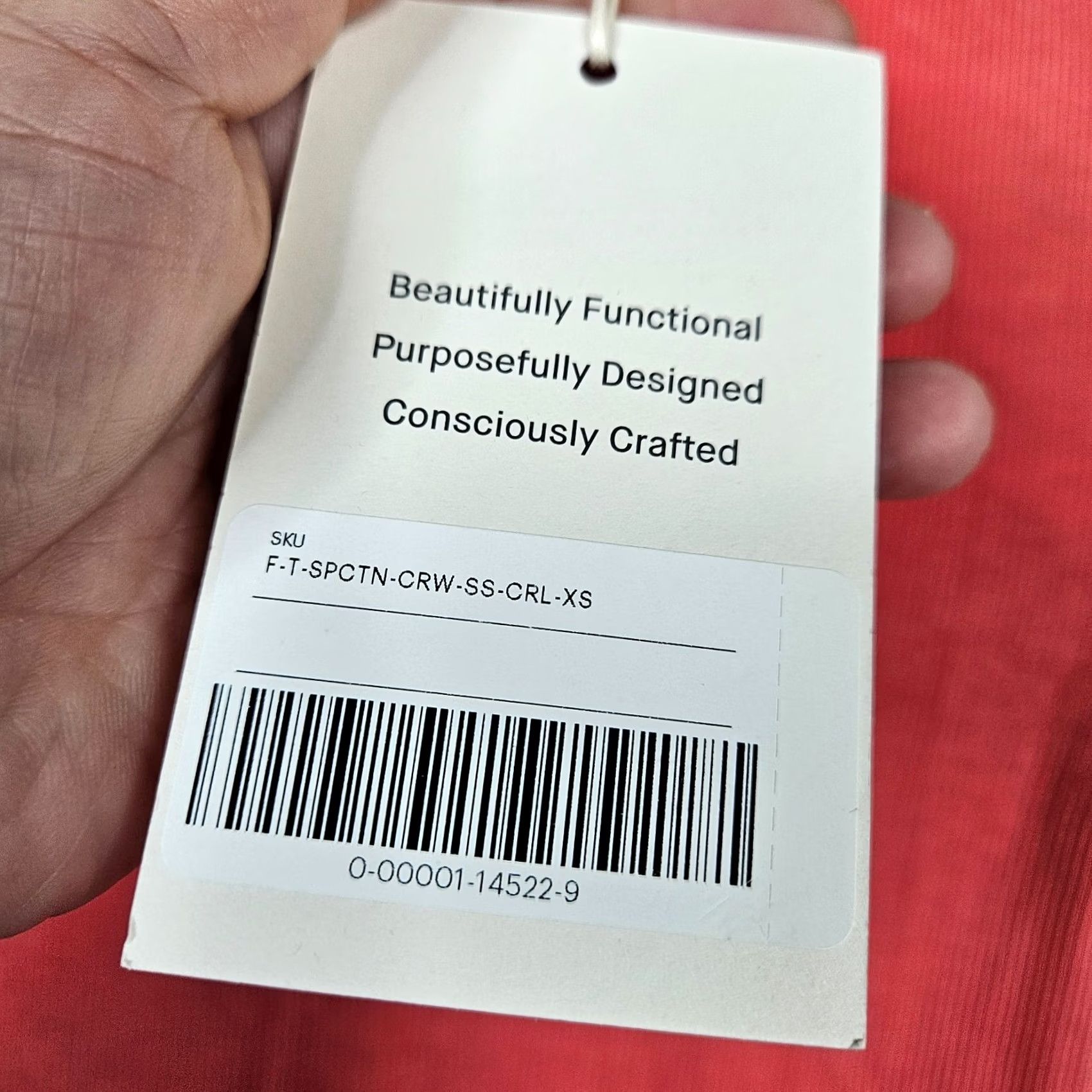 Everlane Everlane Women's Ribbed Crew Neck Short Sleeve Orange Tee XS NEW Size 26" / US 2 / IT 38 - 7 Thumbnail