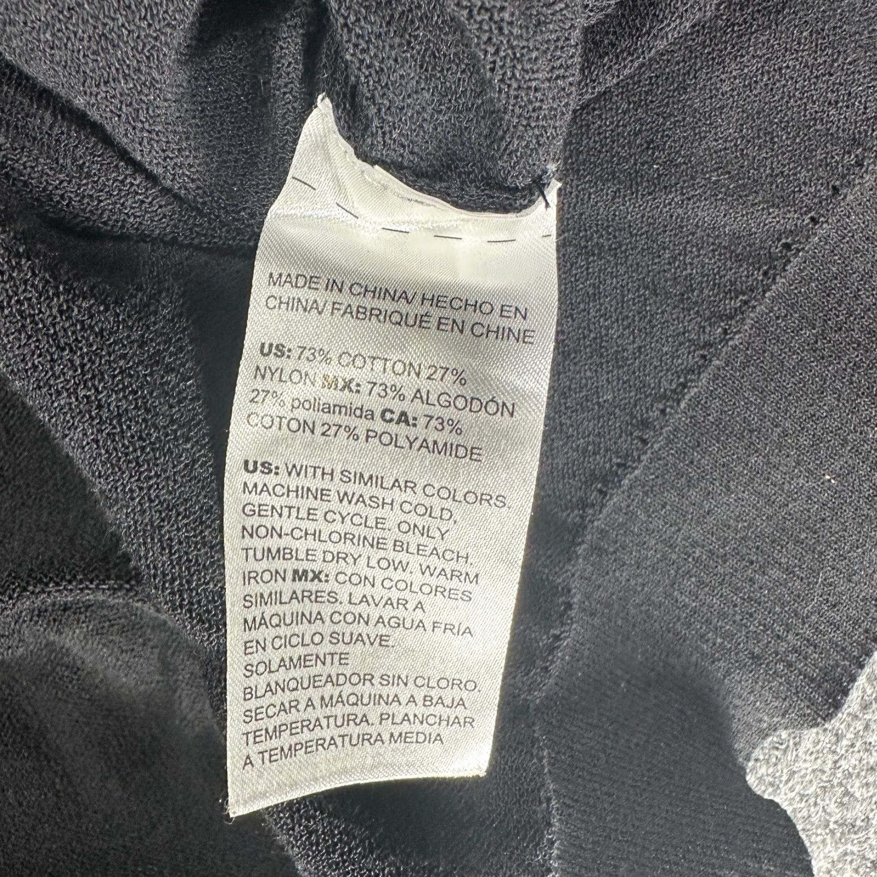 Vintage Chicos Cardigan Womens Large Black Stretch Knit Button Up 3/4 Sleeve Rib Hem Ladies Regular Small Batch of 1? Size L / US 10 / IT 46 - 6 Thumbnail