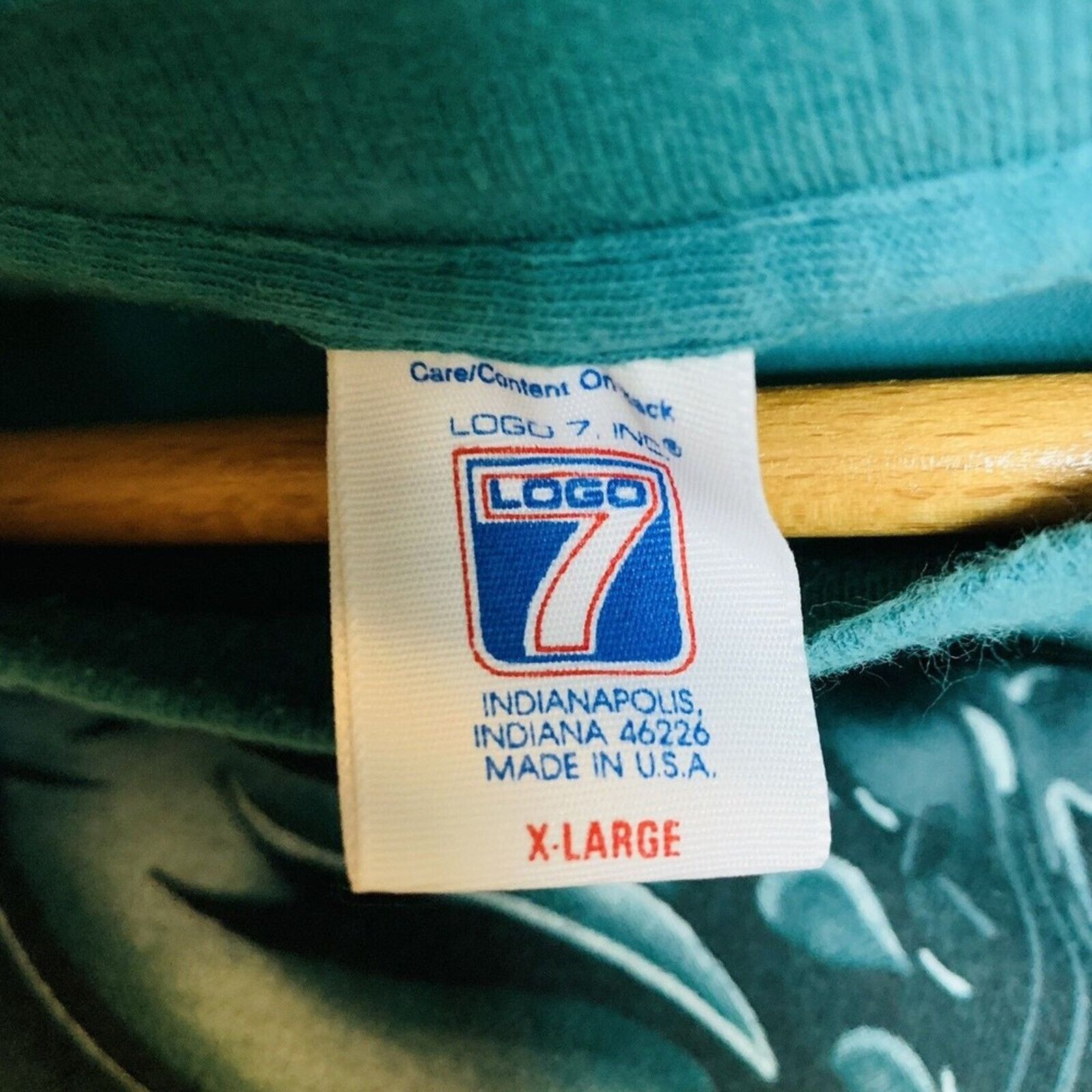 Logo 7 Vtg 90s Logo 7 Florida Marlins Shirt Single Stitch Made USA Size US XL / EU 56 / 4 - 7 Thumbnail