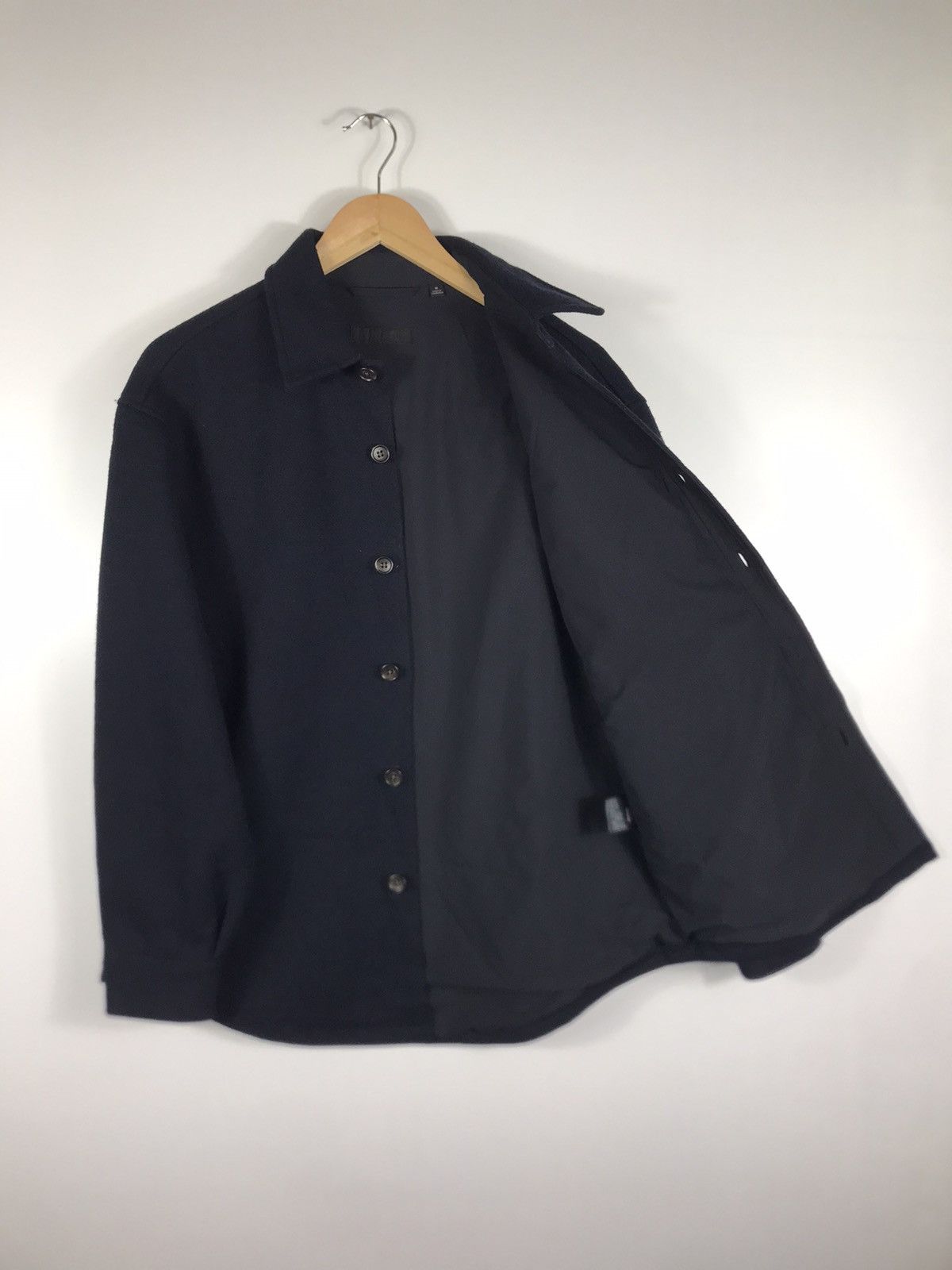 Japanese Brand × Uniqlo 🔥Uniqlo Wool Button Shirt Jacket Size US M / EU 48-50 / 2 - 8 Thumbnail