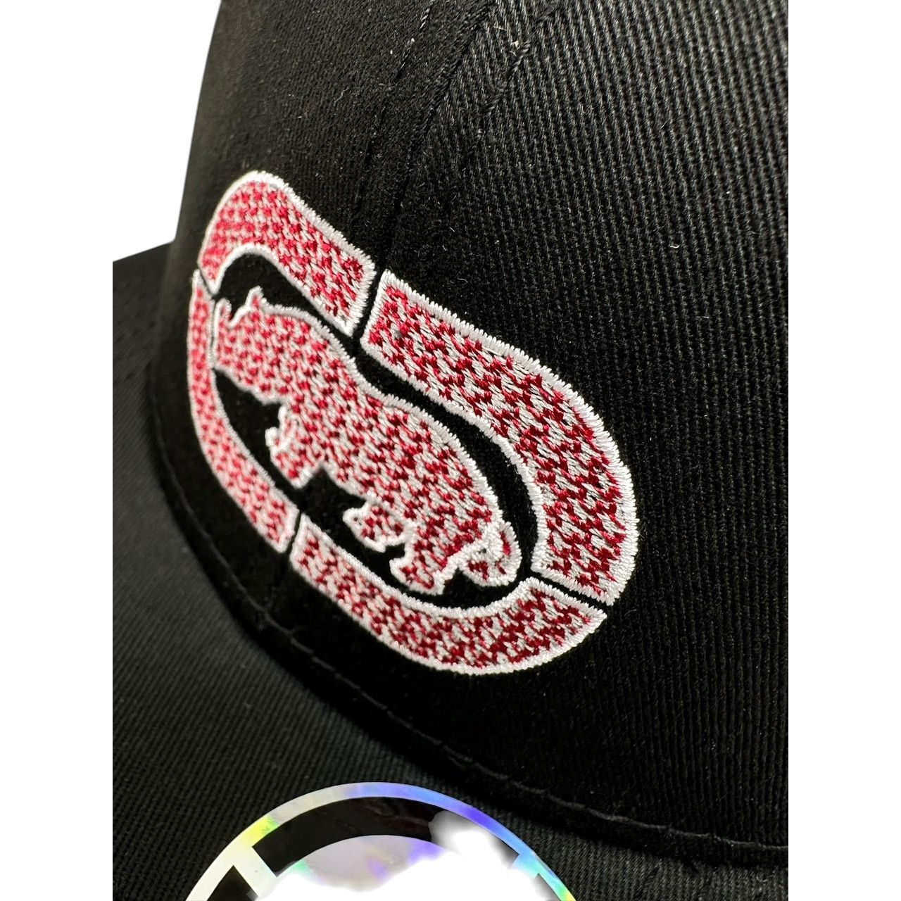 Ecko Unltd. Ecko Unltd Snapback Hat Embroidered Tatami Stitch Black Cap Size ONE SIZE - 3 Thumbnail