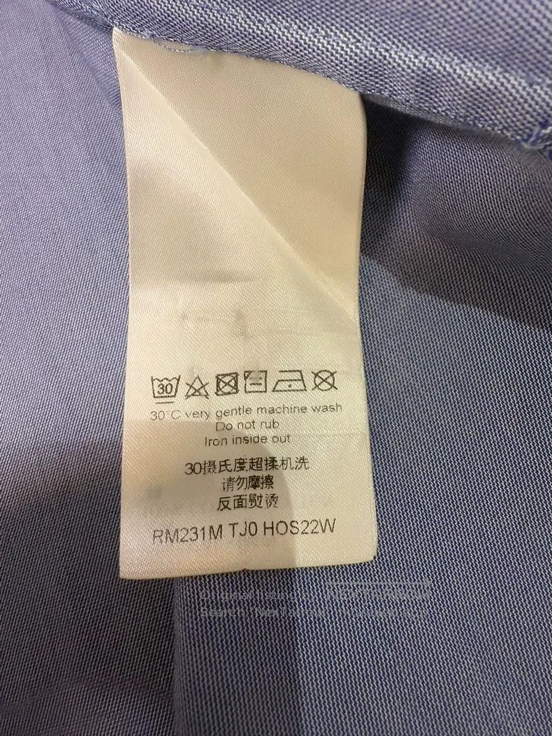 Louis Vuitton Louis Vuitton Blue long-sleeved shirt Size US L / EU 52-54 / 3 - 6 Thumbnail