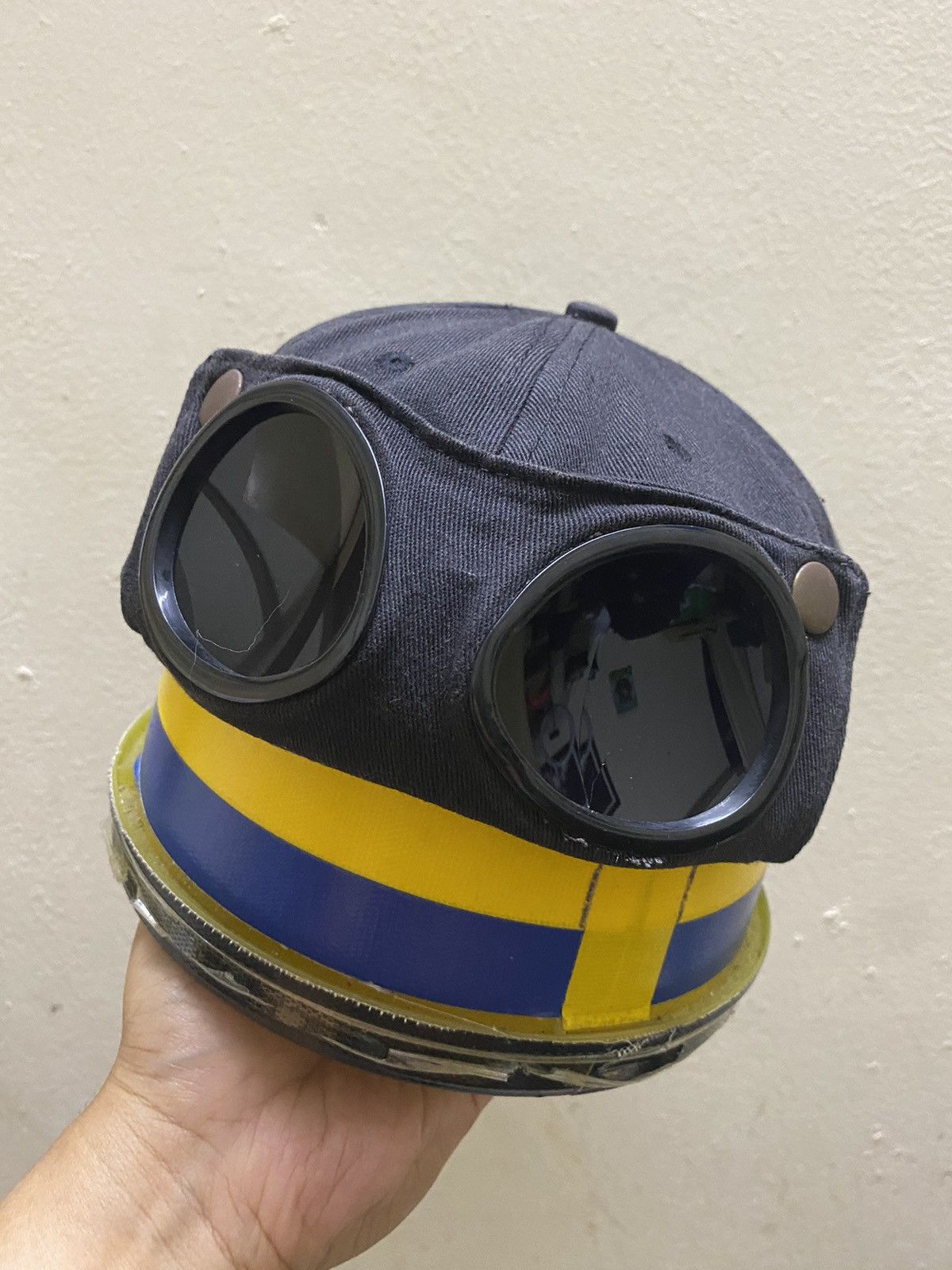 Japanese Brand × Vintage Goggle Aviator Hat Look Like Cp C Size ONE SIZE - 2 Thumbnail