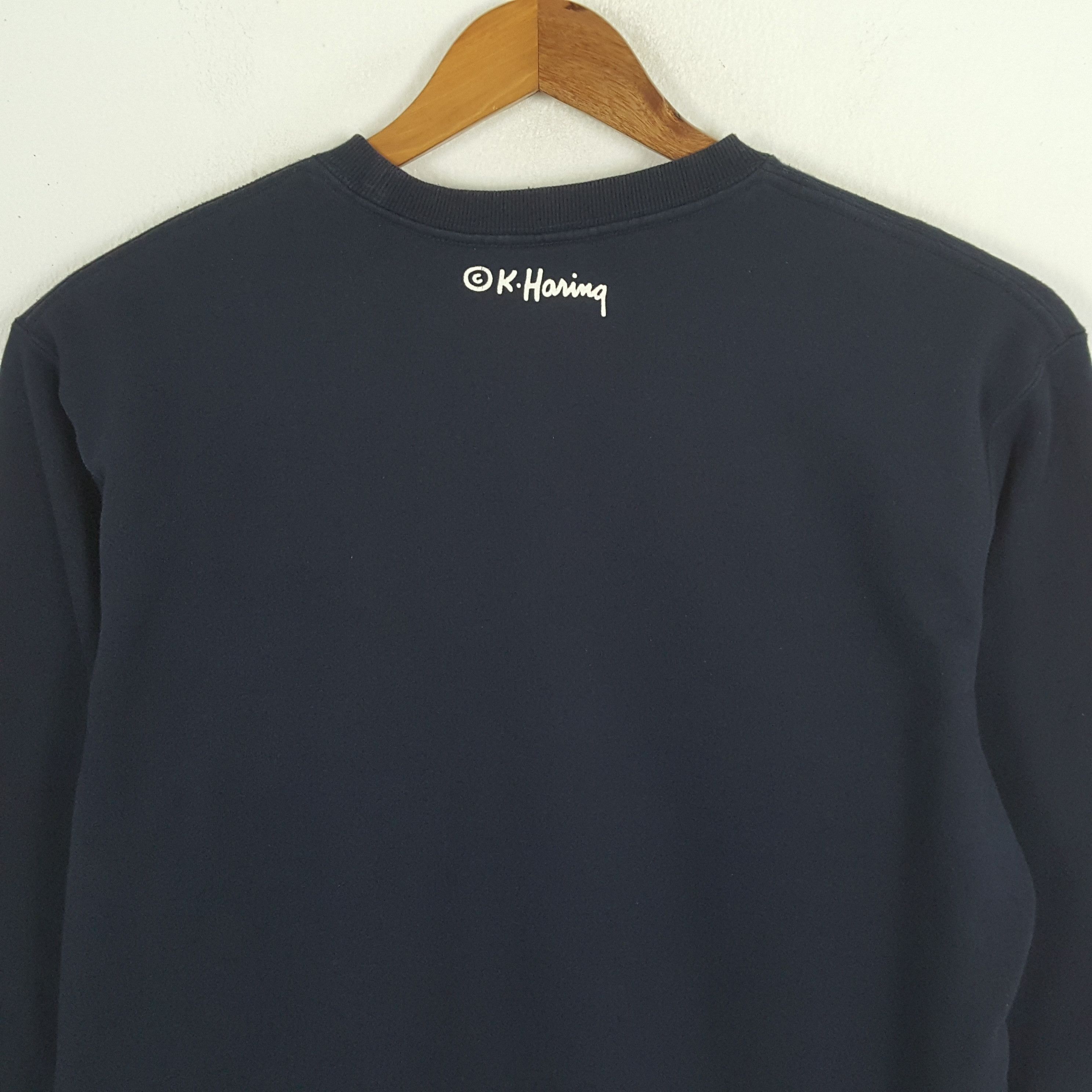 Keith Haring × Uniqlo × Vintage Vintage KEITH HARING American Art Artist Promo Sweatshirts Size US L / EU 52-54 / 3 - 4 Thumbnail