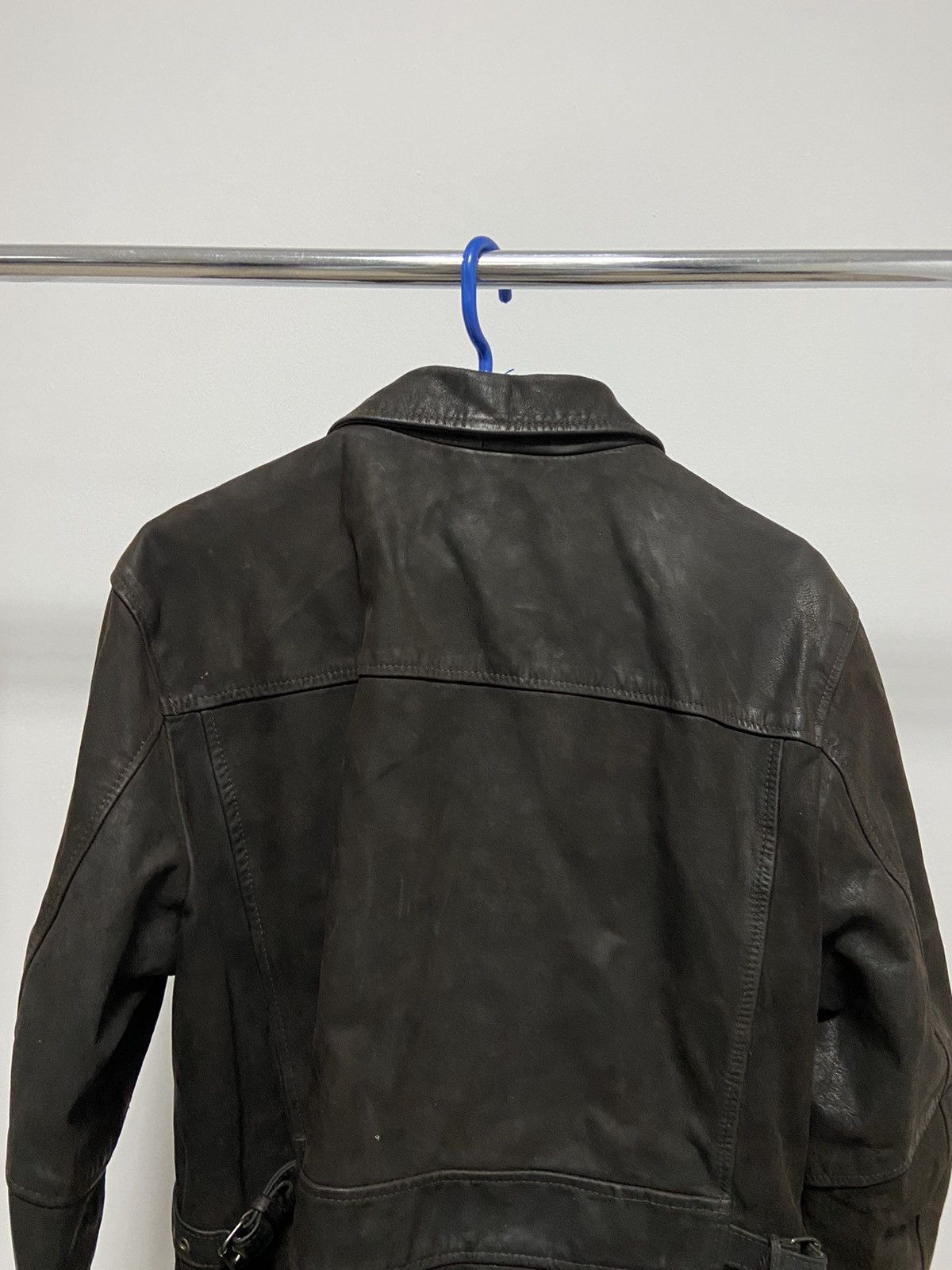 AMI × Vintage AMI London Leather Jacket Vintage Avant Garde Luxury Size US L / EU 52-54 / 3 - 4 Thumbnail