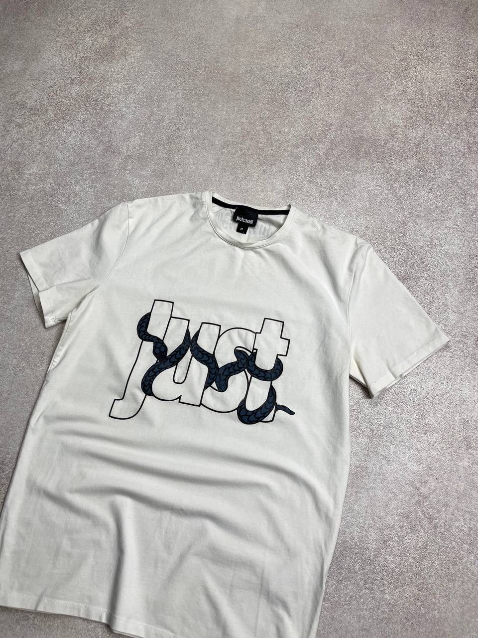 Just Cavalli × Vintage Vintage Just Cavalli Snake Logo T-shirt M Size US M / EU 48-50 / 2 - 2 Thumbnail