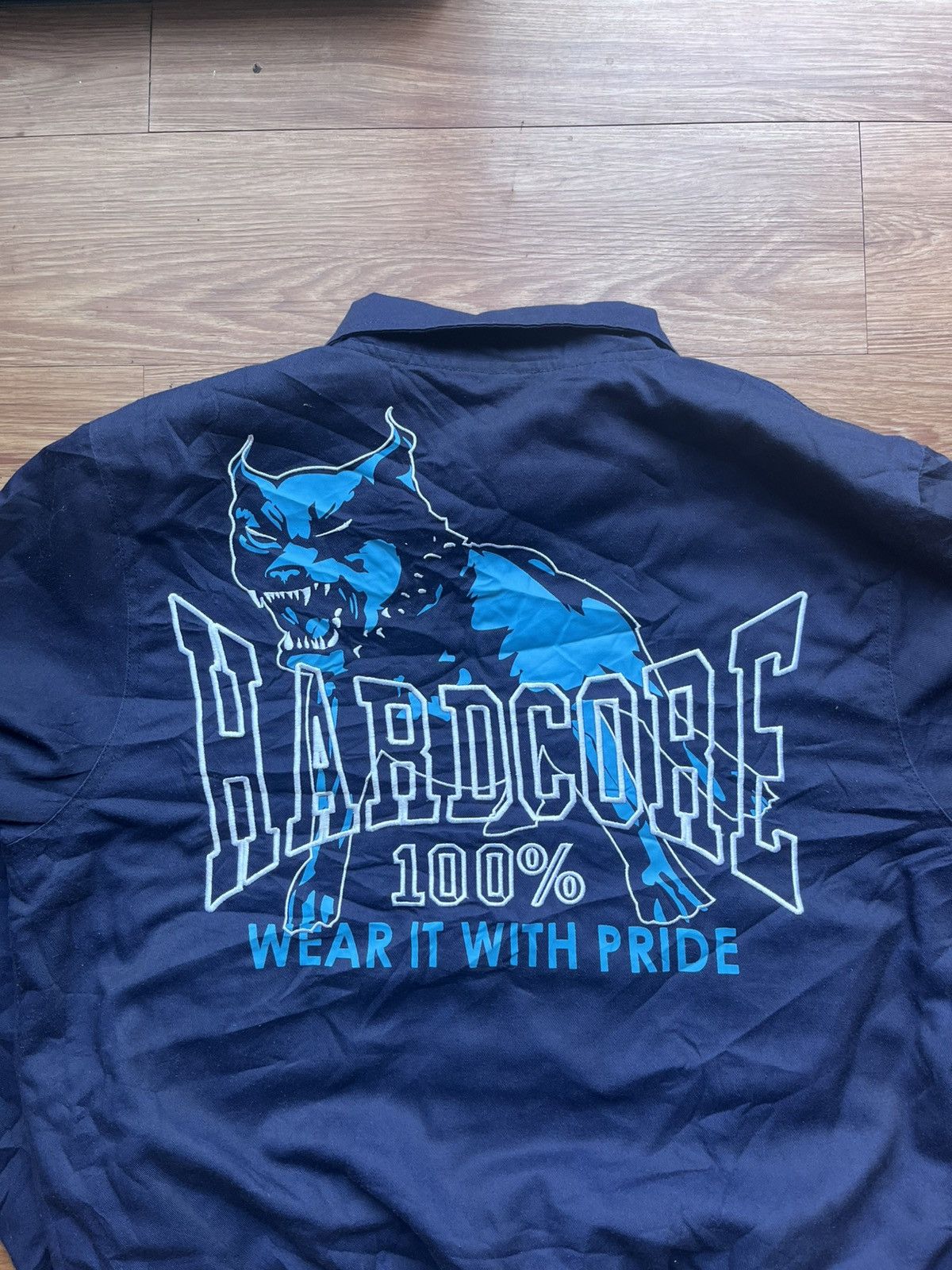 Vintage 100% Hardcore whit pride Size US XL / EU 56 / 4 - 6 Thumbnail