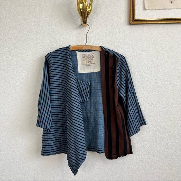 Other Ace and Jig Promenade Striped Side Cross Button Contrast Top Size S / US 4 / IT 40 - 3 Thumbnail