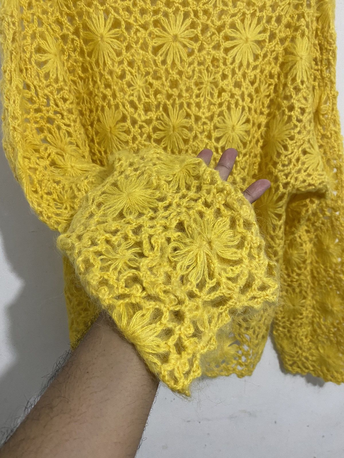 Hysteric Glamour 🖤BLACKFRIDAY🖤Aw Japanesebrand knitted flower isseymiyake Size US L / EU 52-54 / 3 - 6 Thumbnail