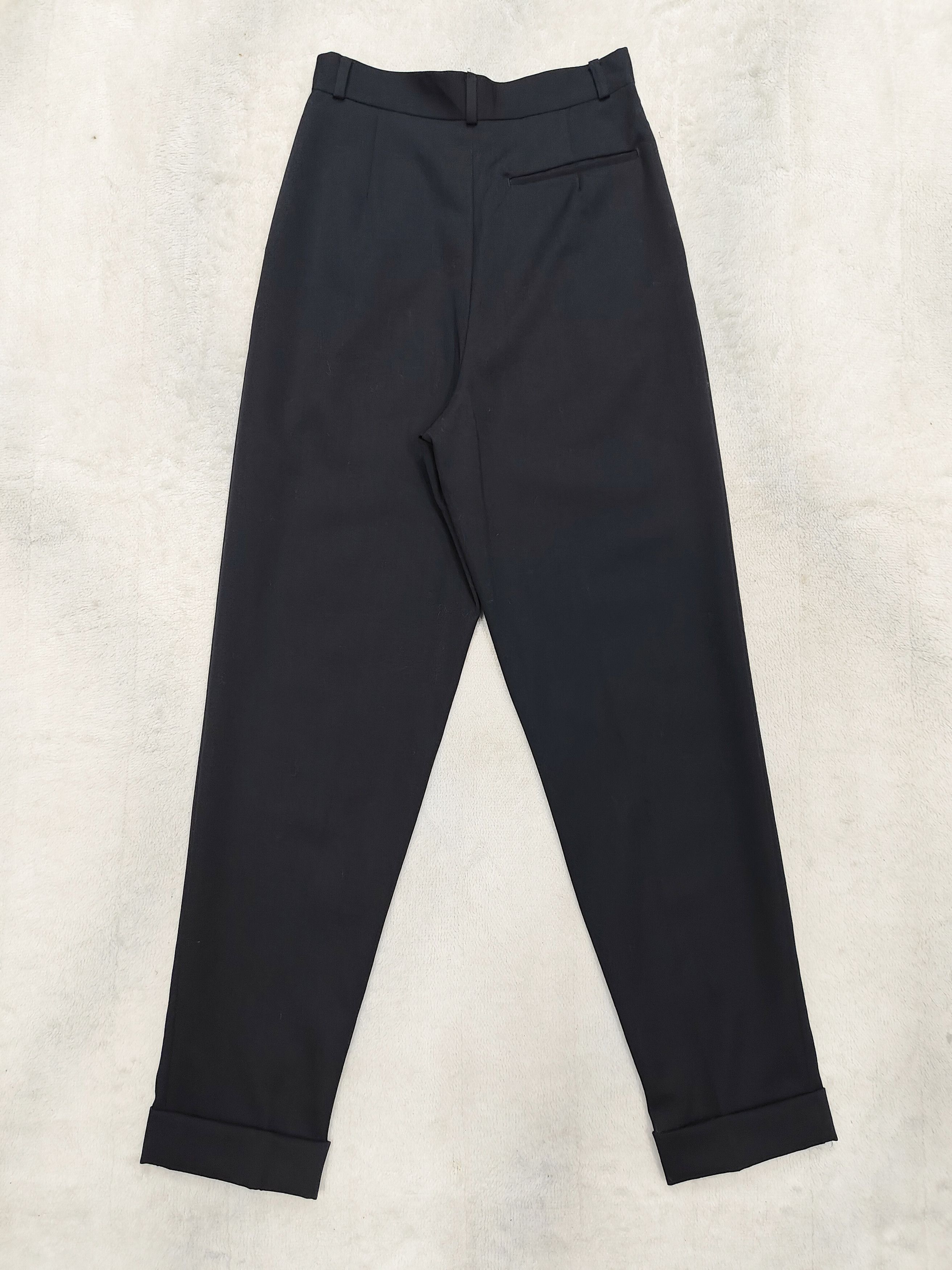 Jean Paul Gaultier 90s Gaultier Junior- Archive Statment Tailored Wool Trousers Size 27" / US 4 / IT 40 - 4 Thumbnail