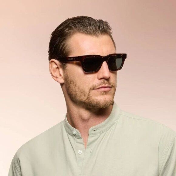Versace Versace VE4486 GB1/87 Sunglasses Black Square Frame Size ONE SIZE - 4 Thumbnail
