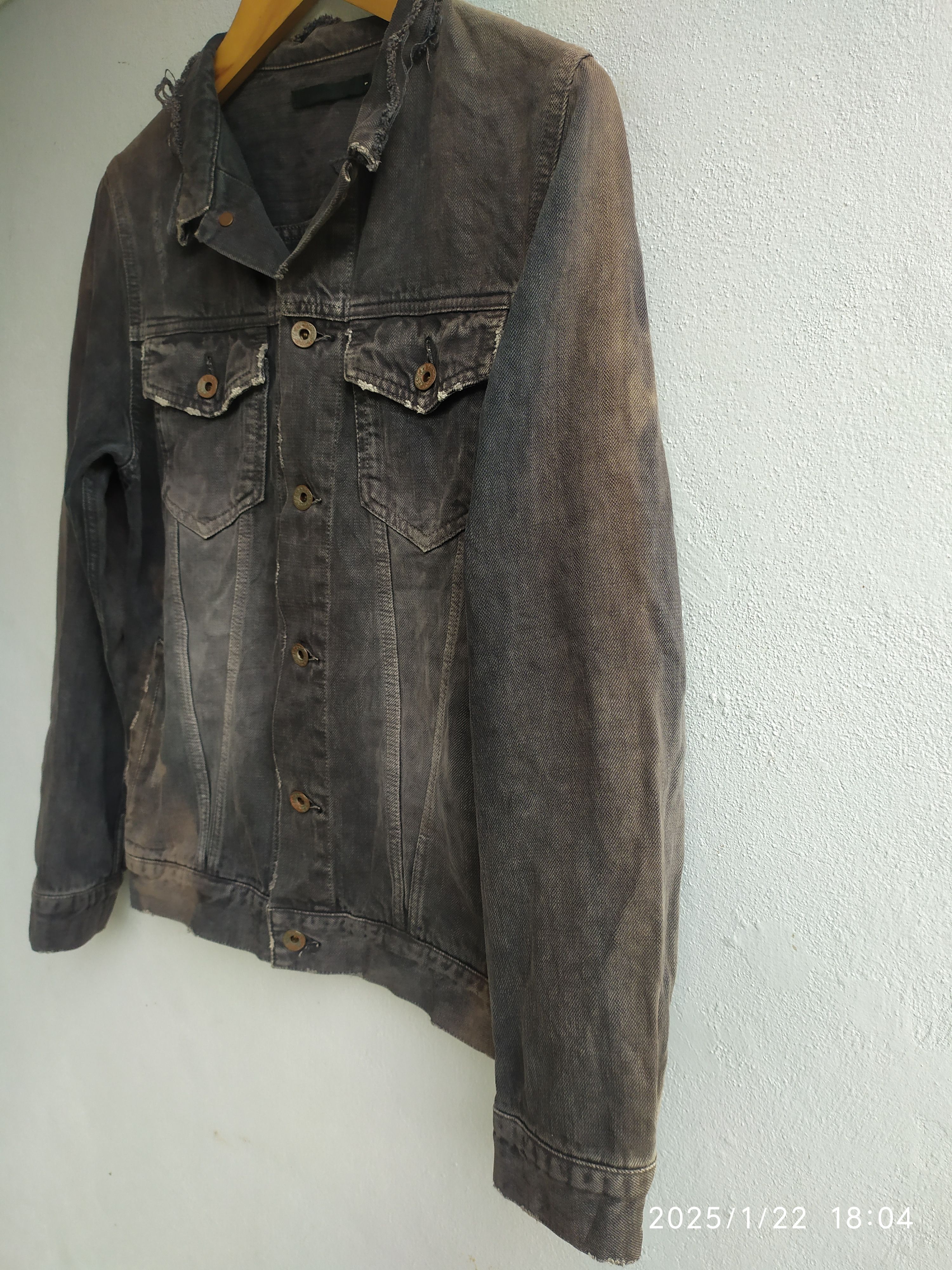 14th Addiction × If Six Was Nine Vintage American Rag CIE distressed denim Jacket Size US S / EU 44-46 / 1 - 4 Thumbnail