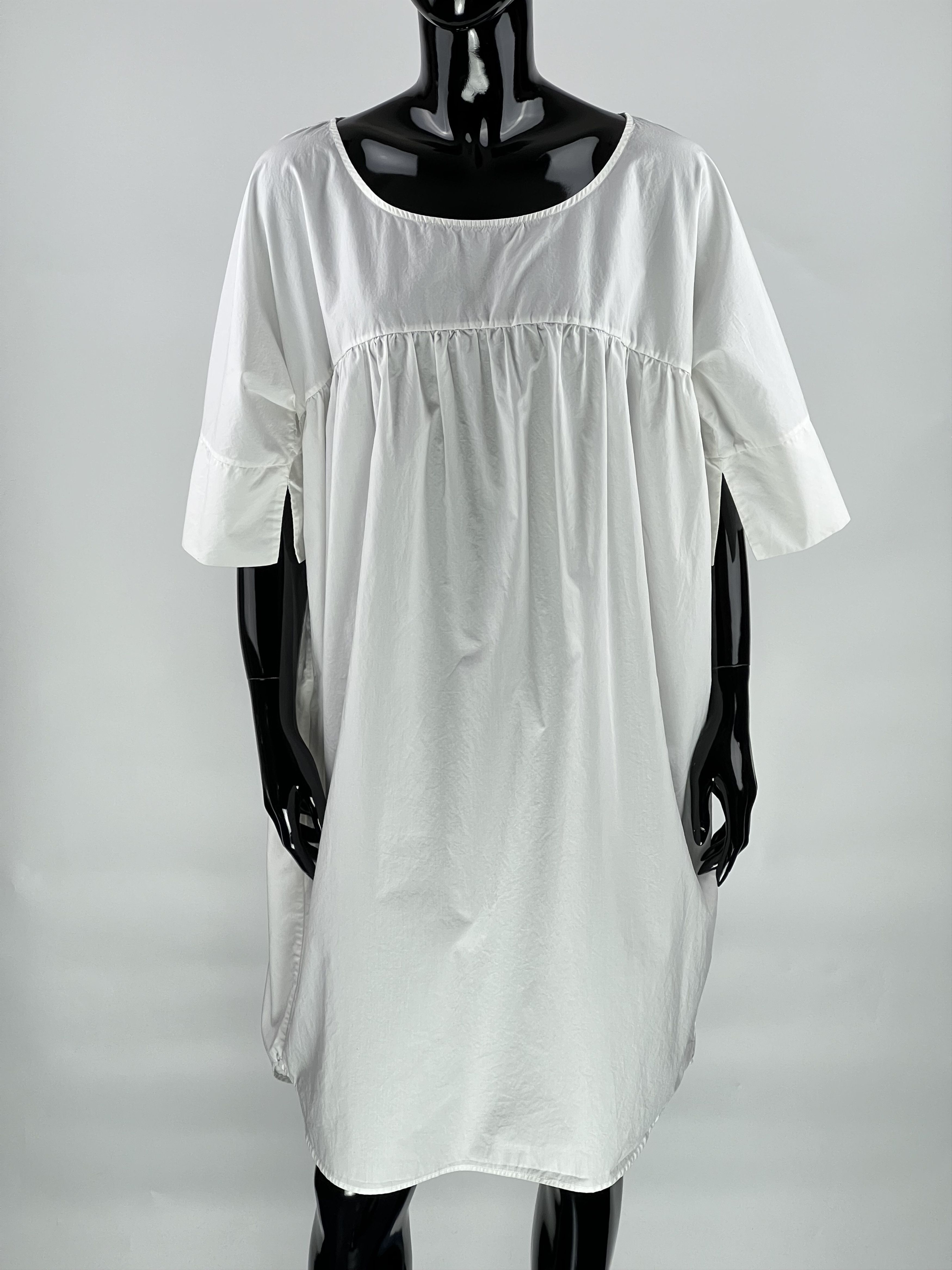 Cos COS White Cotton Dress Size 44 XL/XXL Size XL / US 12-14 / IT 48-50 - 1 Thumbnail