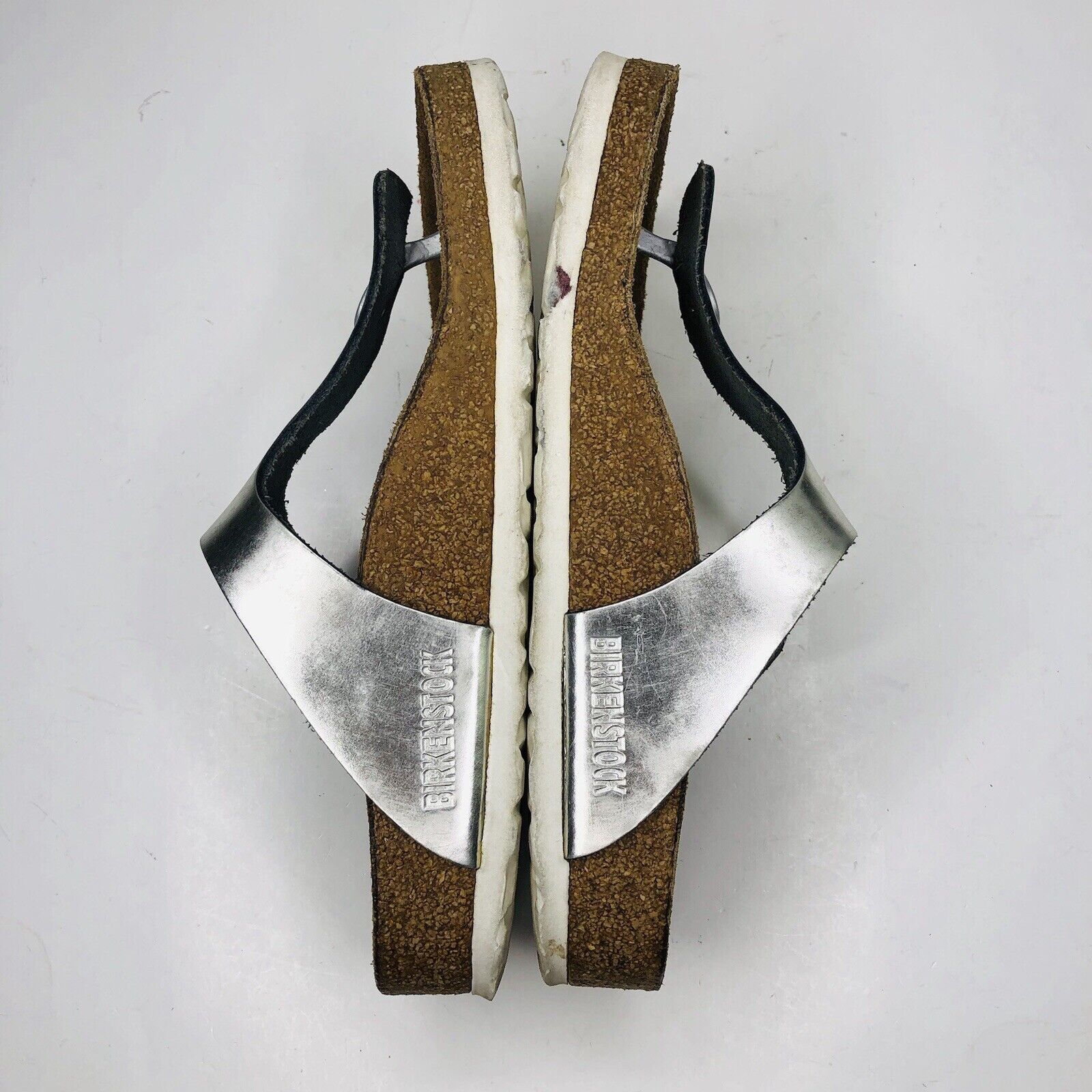 Birkenstock Birkenstock Women's Gizeh Thong Sandals Silver Size EU 38 Size US 7.5 / IT 37.5 - 6 Thumbnail