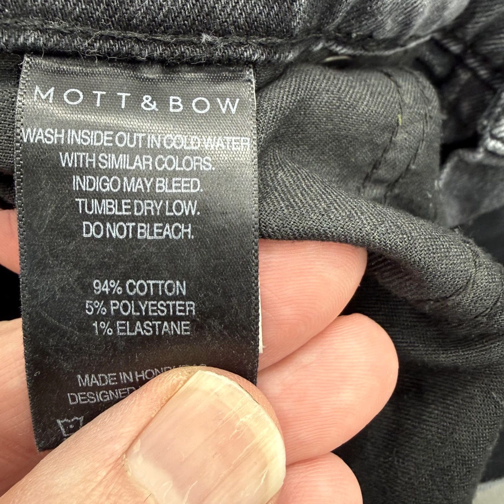 Mott & Bow Mott & Bow Jeans Mens 29x30 Gray Wash Slim Straight Stretch Denim Honduras Size US 29 - 5 Thumbnail