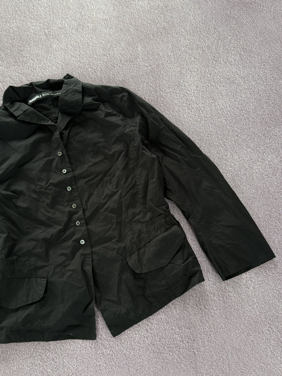 Rundholz Rundholz Avant Garde Abstract Goth Vibe Button Up Shirt Size L / US 10 / IT 46 - 5 Thumbnail