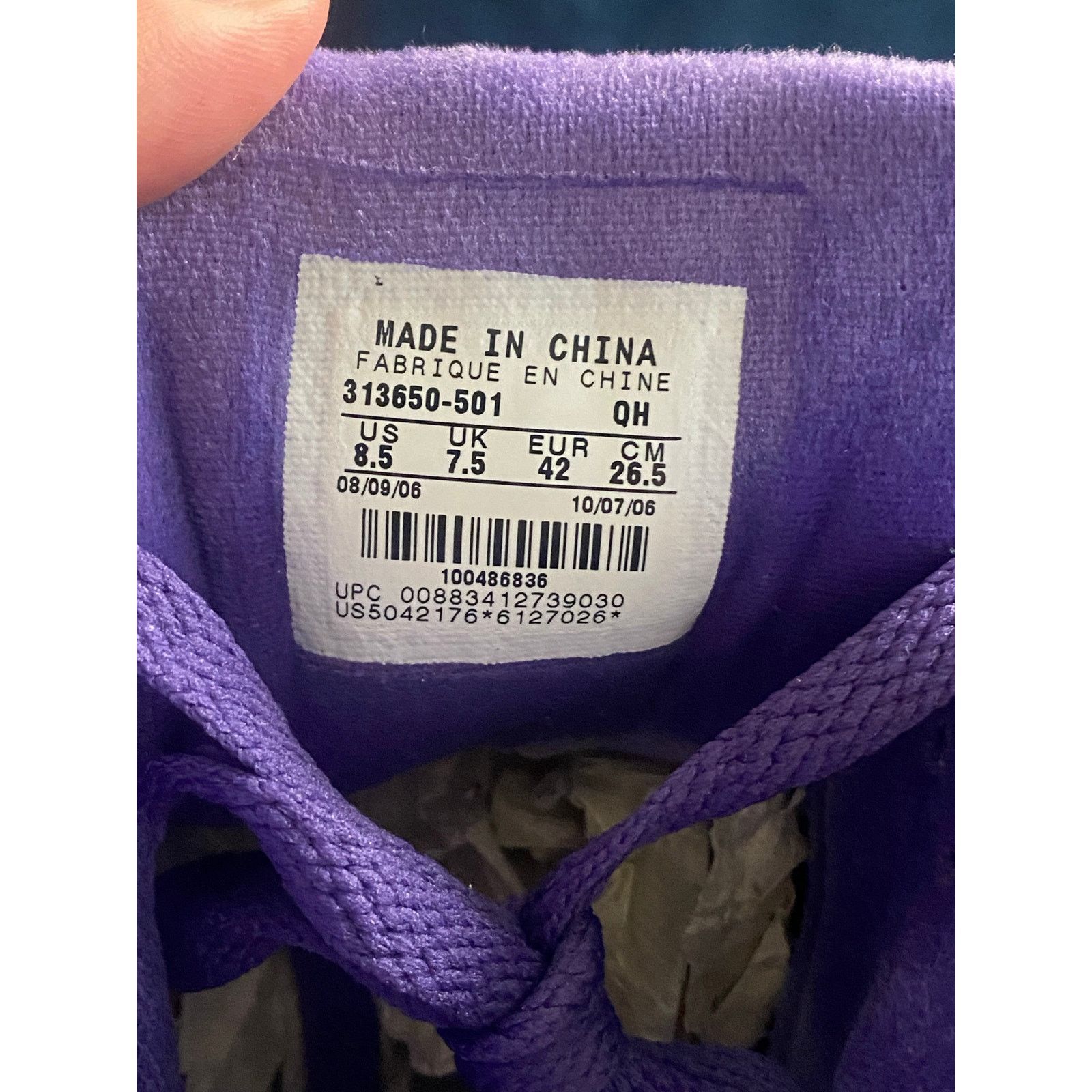 Nike Air Max 90 Premium Varsity Purple m8.5 w 10 Size US 8.5 / EU 41-42 - 8 Thumbnail